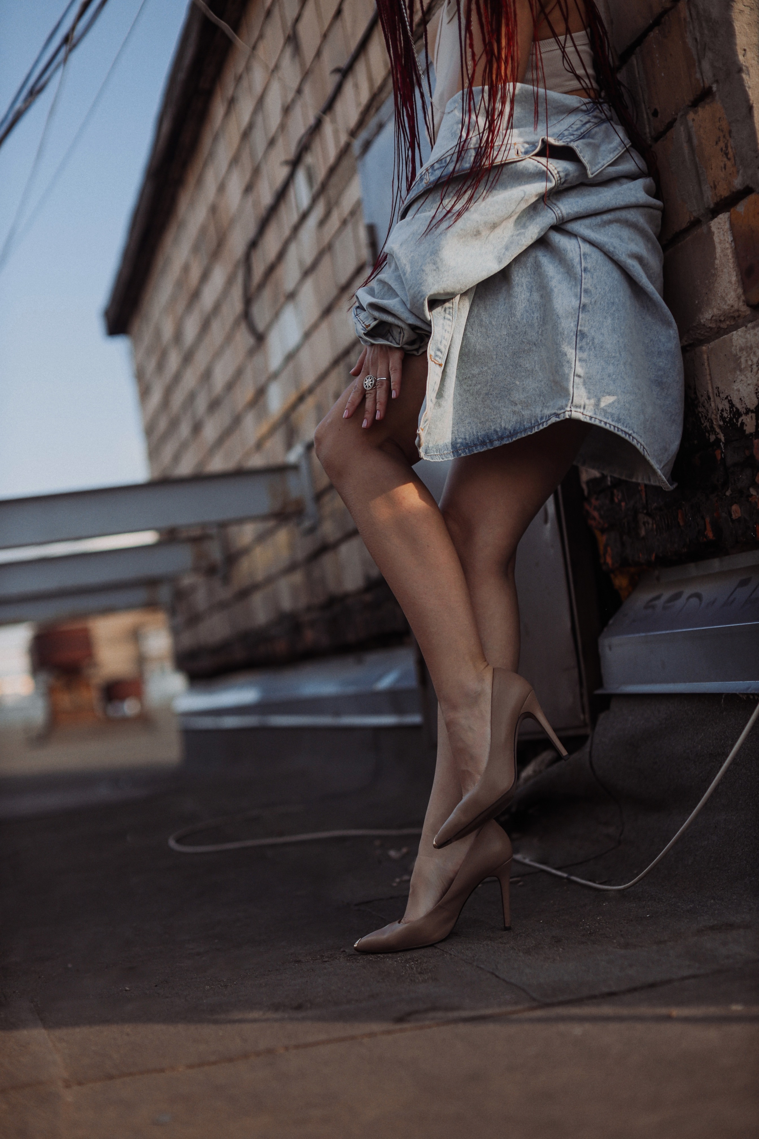 На крыше. Фотограф Анастасия Пинчук