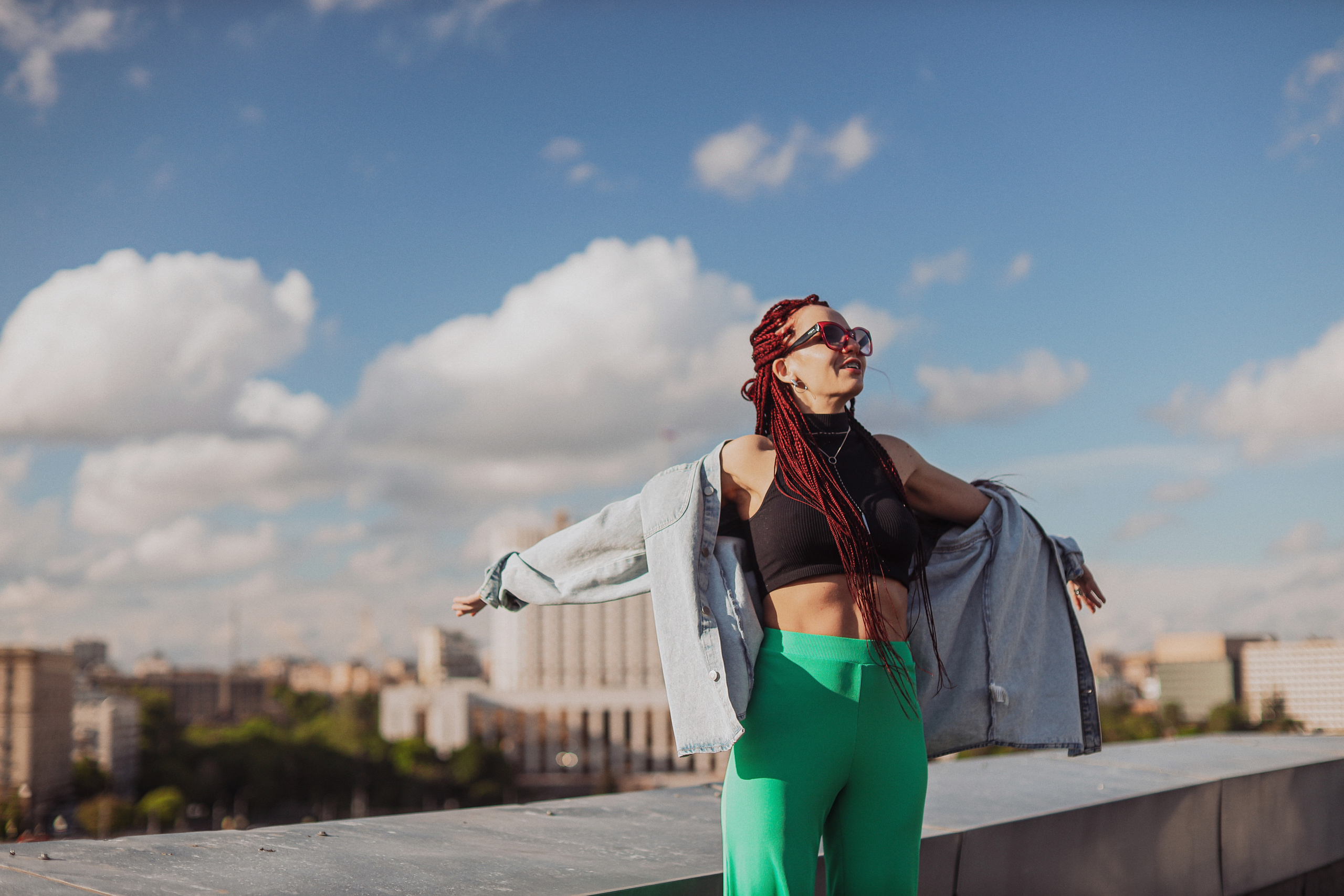 На крыше. Фотограф Анастасия Пинчук