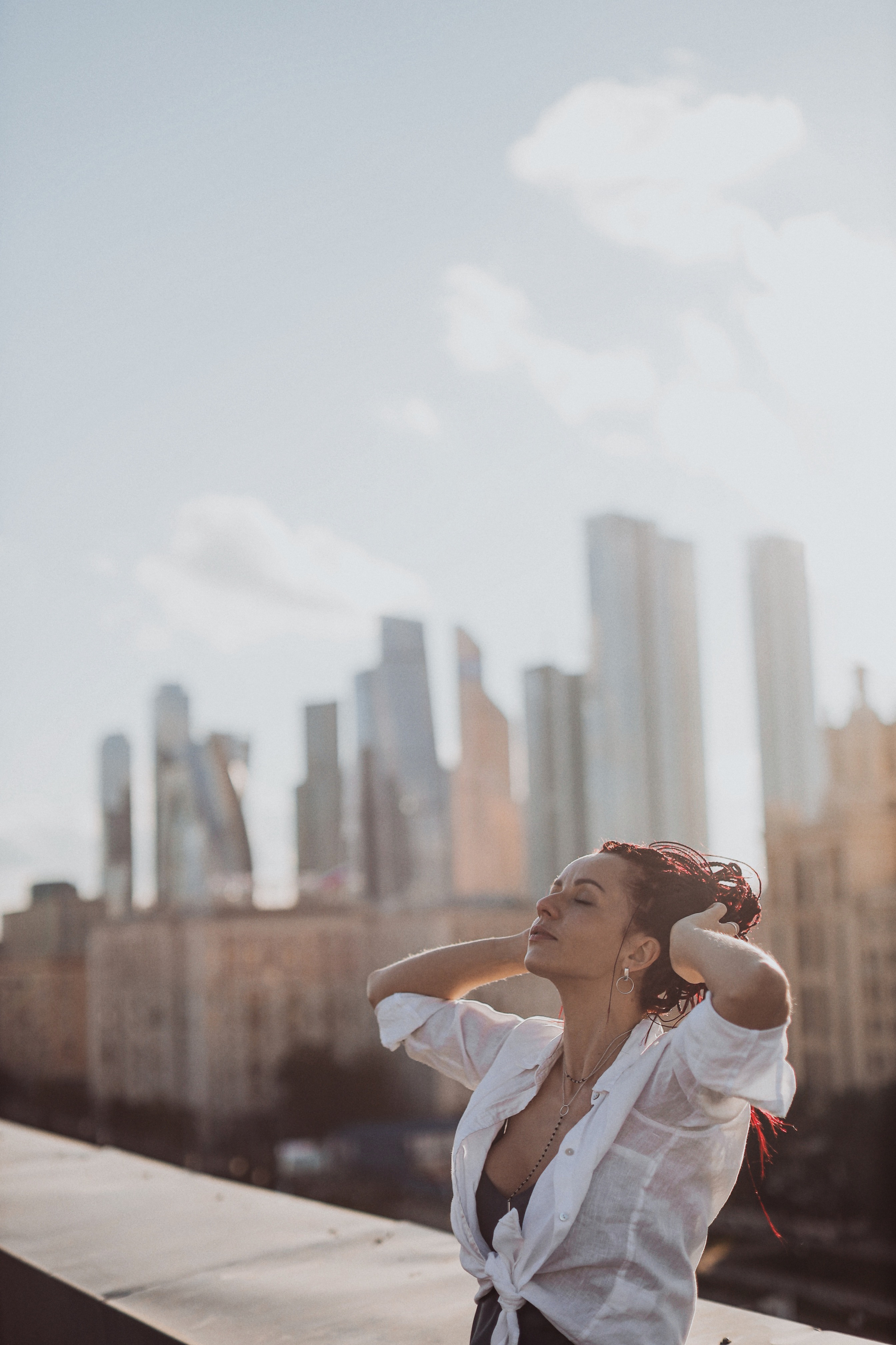 На крыше. Фотограф Анастасия Пинчук