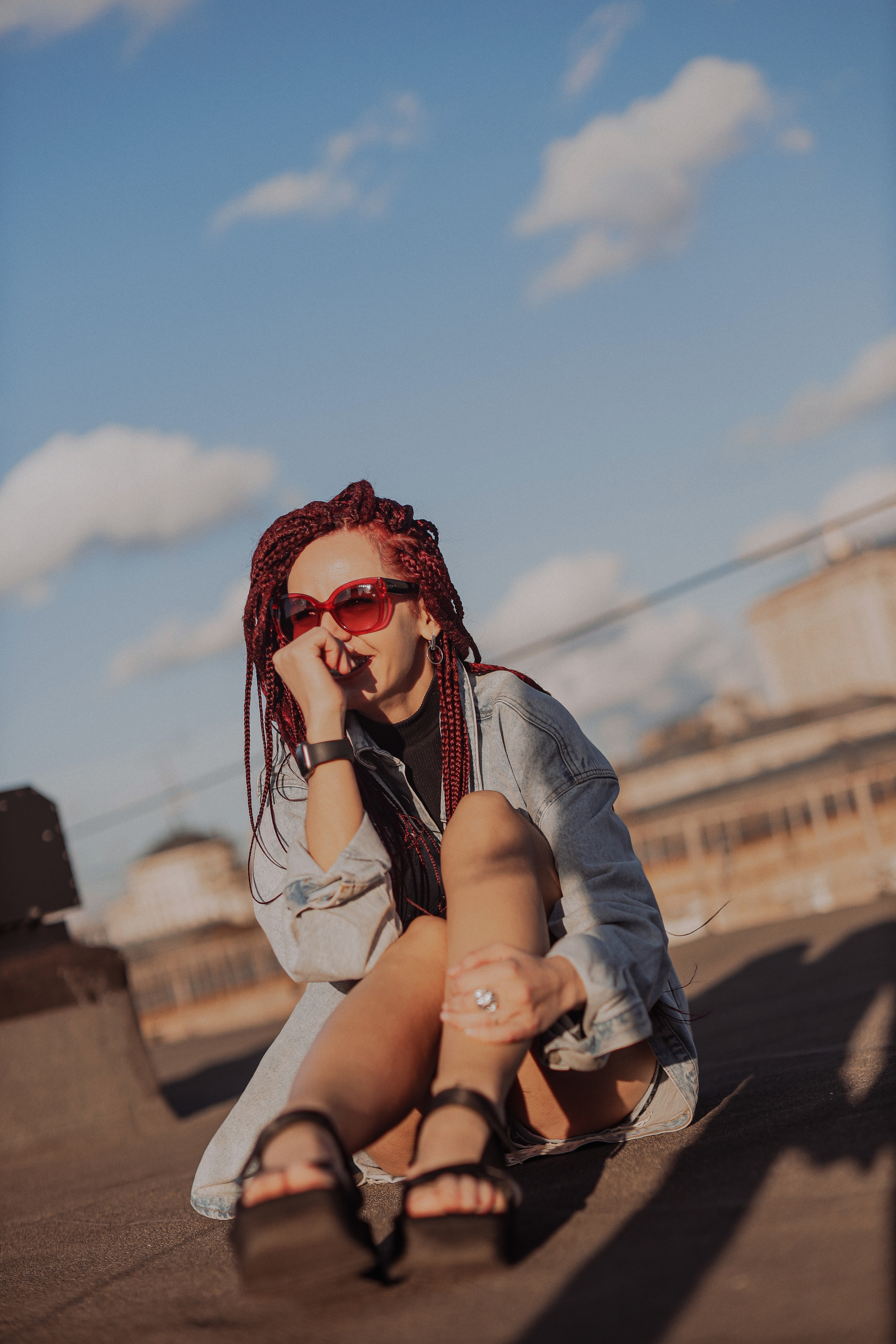 На крыше. Фотограф Анастасия Пинчук