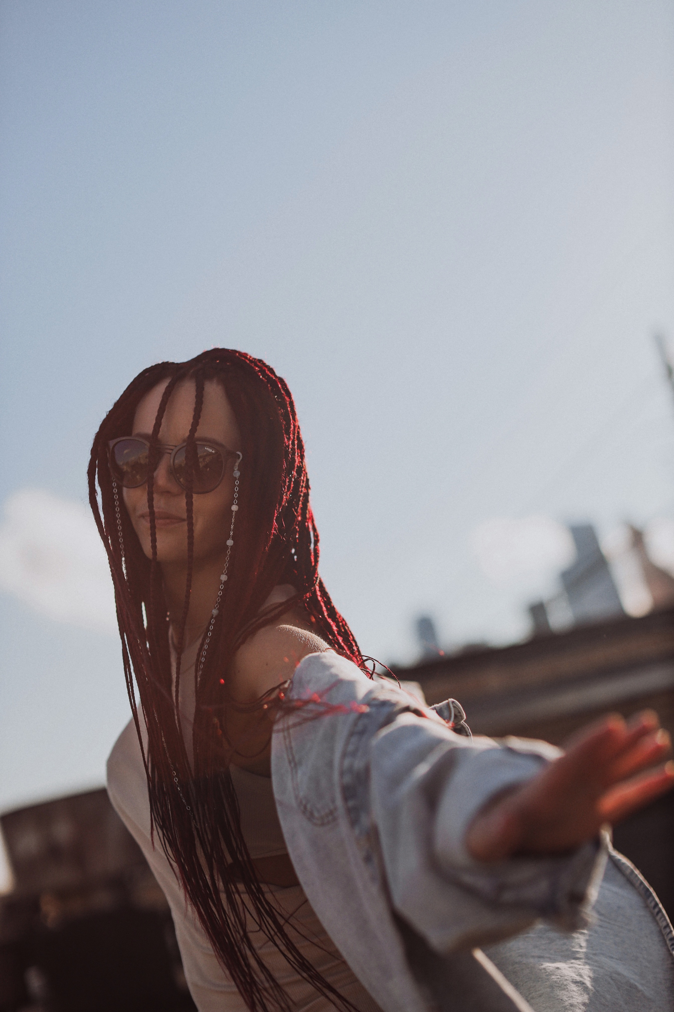 На крыше. Фотограф Анастасия Пинчук