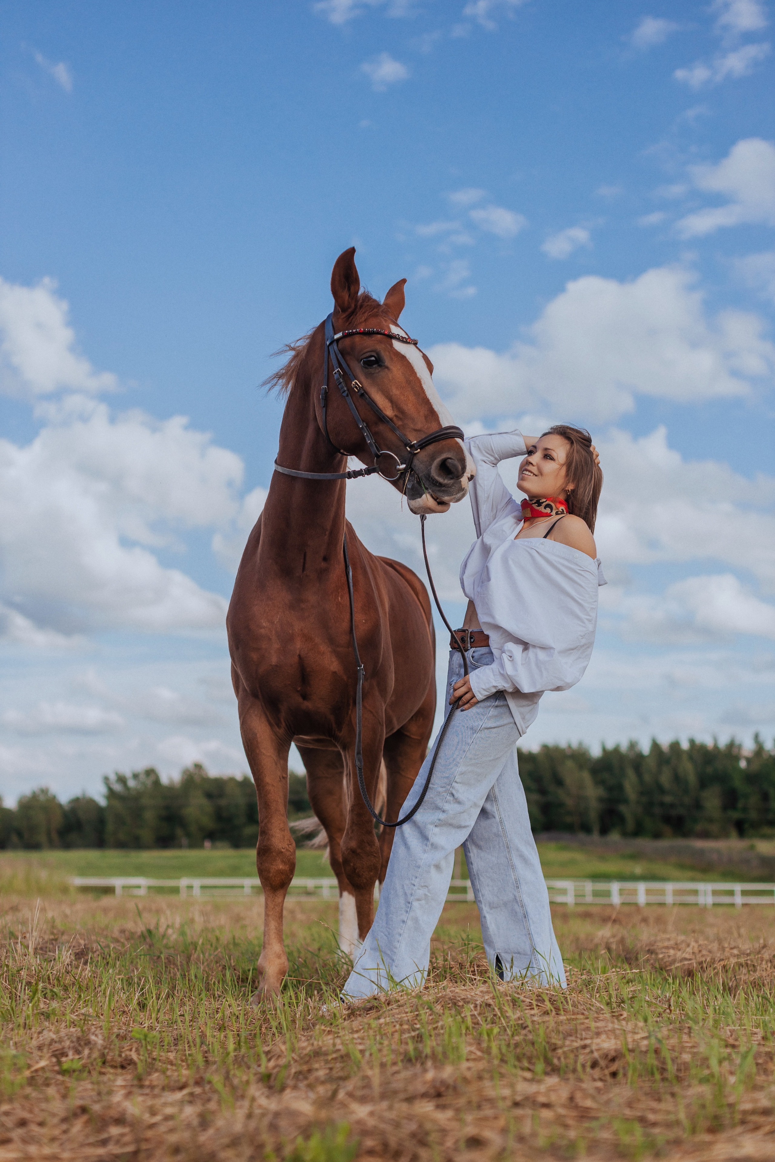 Алина и ее конь Костя. Фотограф Анастасия Пинчук