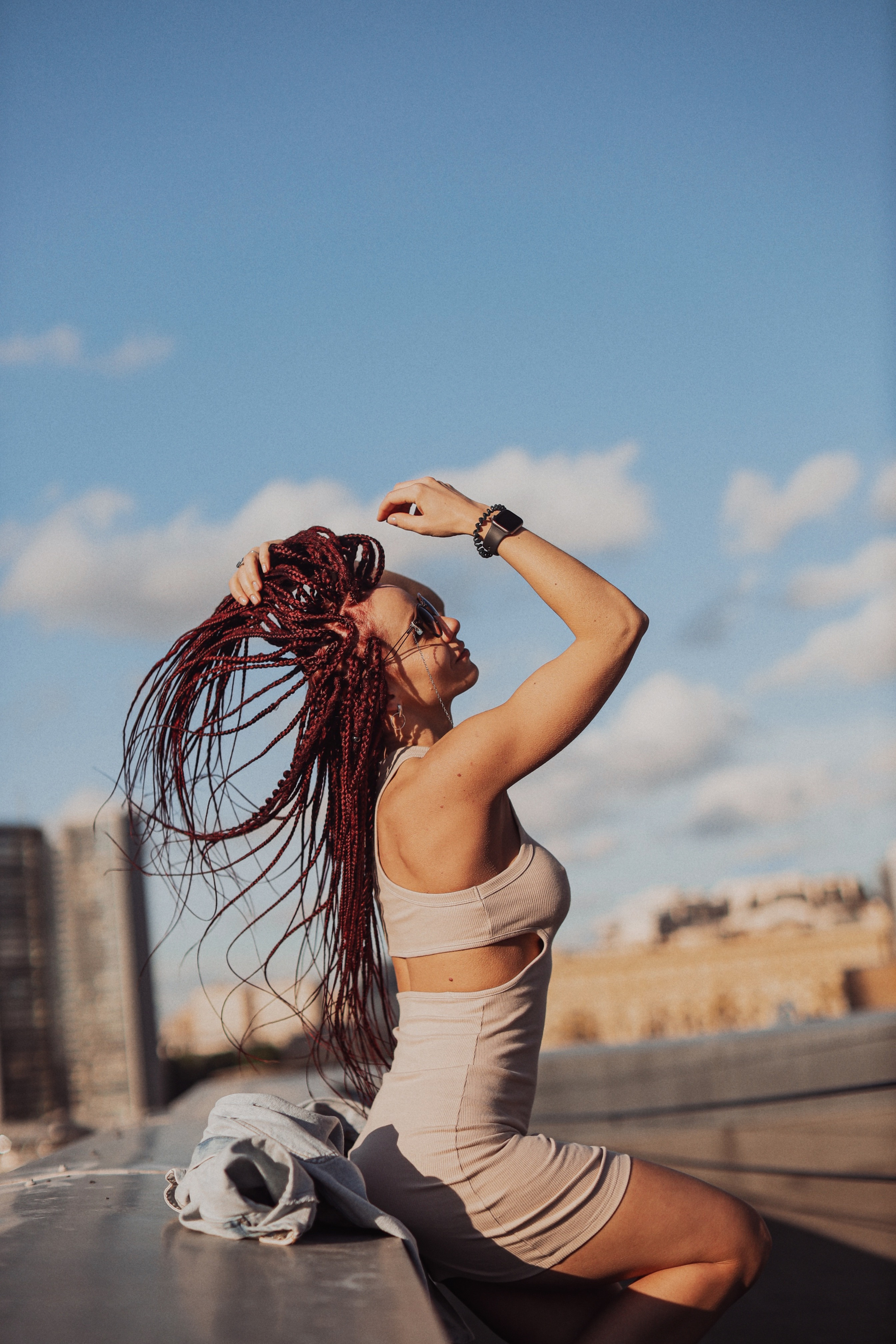 На крыше. Фотограф Анастасия Пинчук