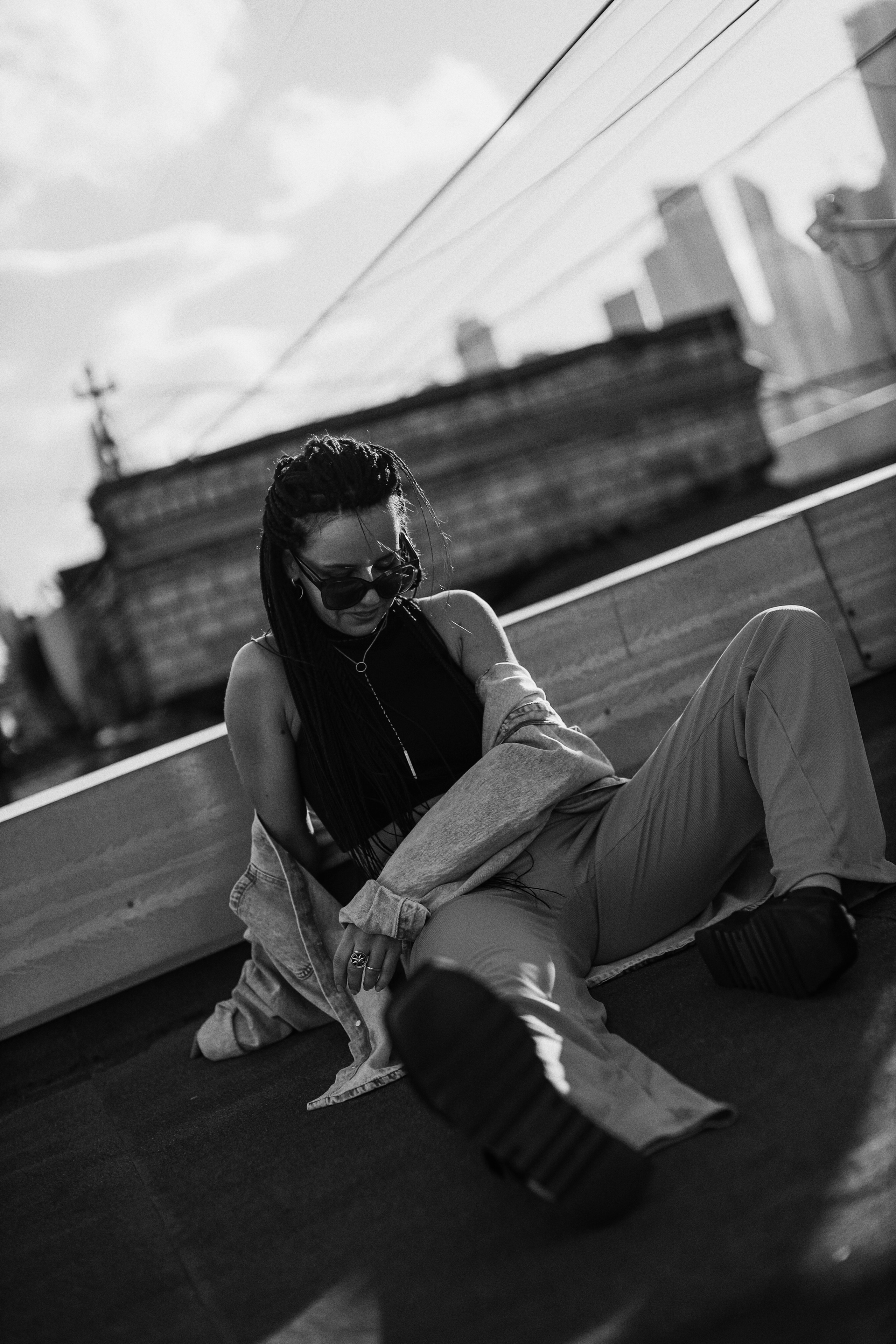 На крыше. Фотограф Анастасия Пинчук