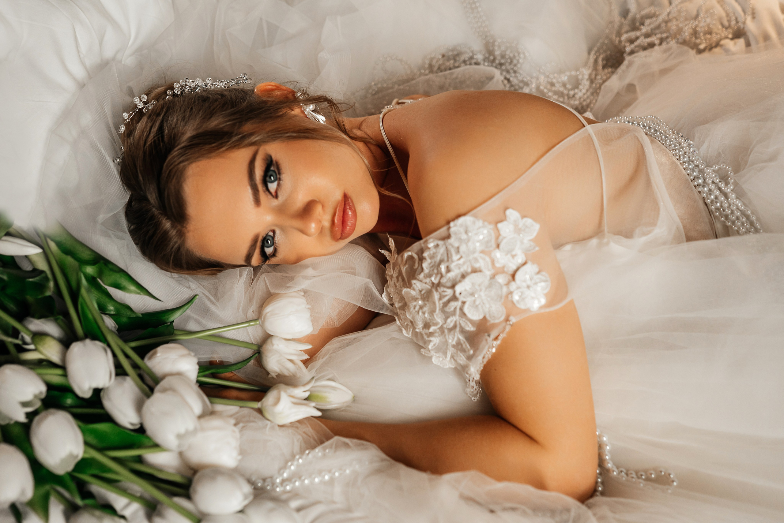 Невеста в фотостудии. Фотограф в Каменске-Шахтинском Ольга Сагал