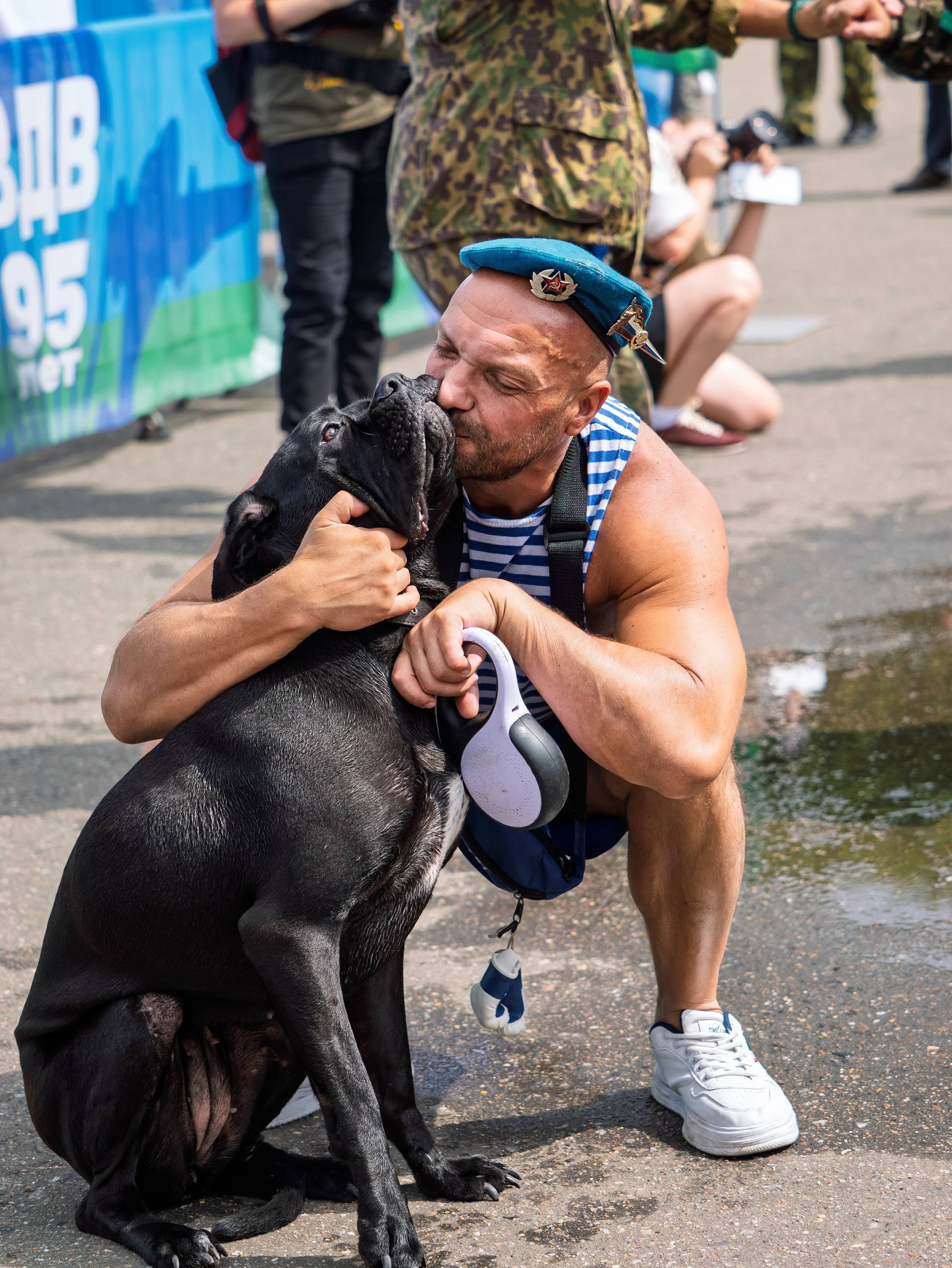 Празднование 95-летия ВДВ в парке горького 2 августа 2025 гола. Фотограф Никифоров-Гордеев Сергей. Москва и МО