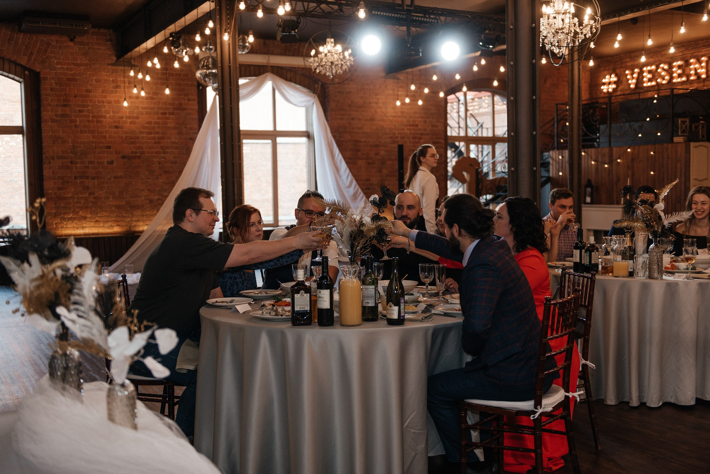 свадебный банкет в Весеннем Лофте