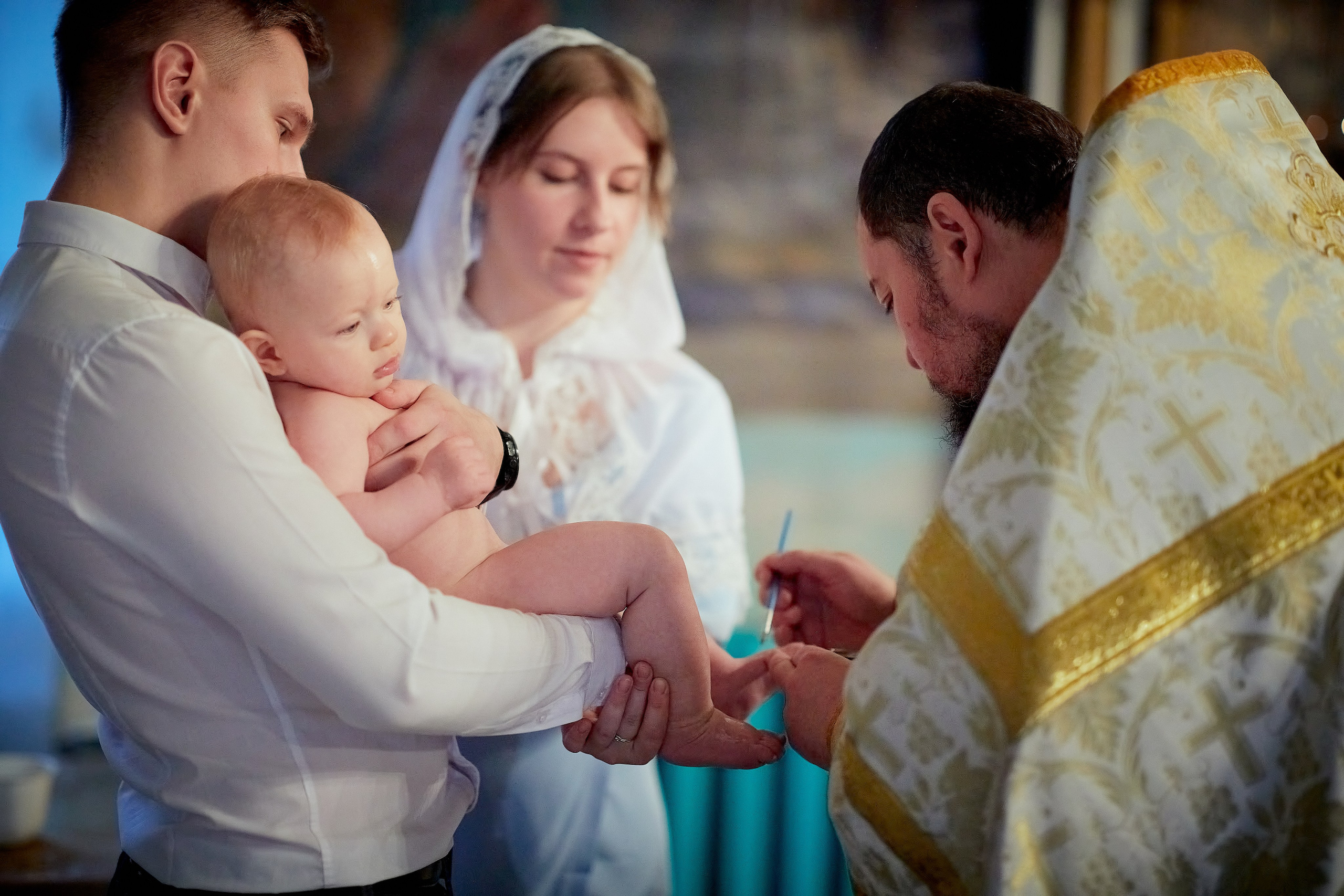 Крещение Егорушки. Семейный и детский фотограф в Ярославле Юлия Галашина
