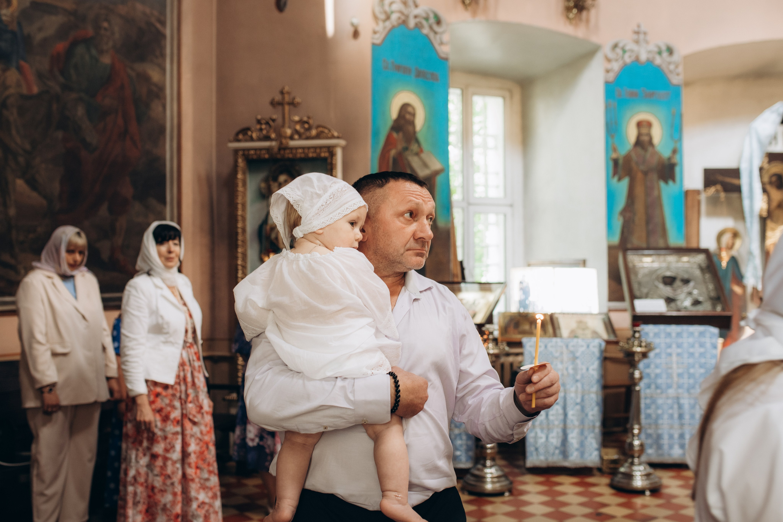 Крещение Христина. Семейный и домашний фотограф в Москве и МО Королева Валерия