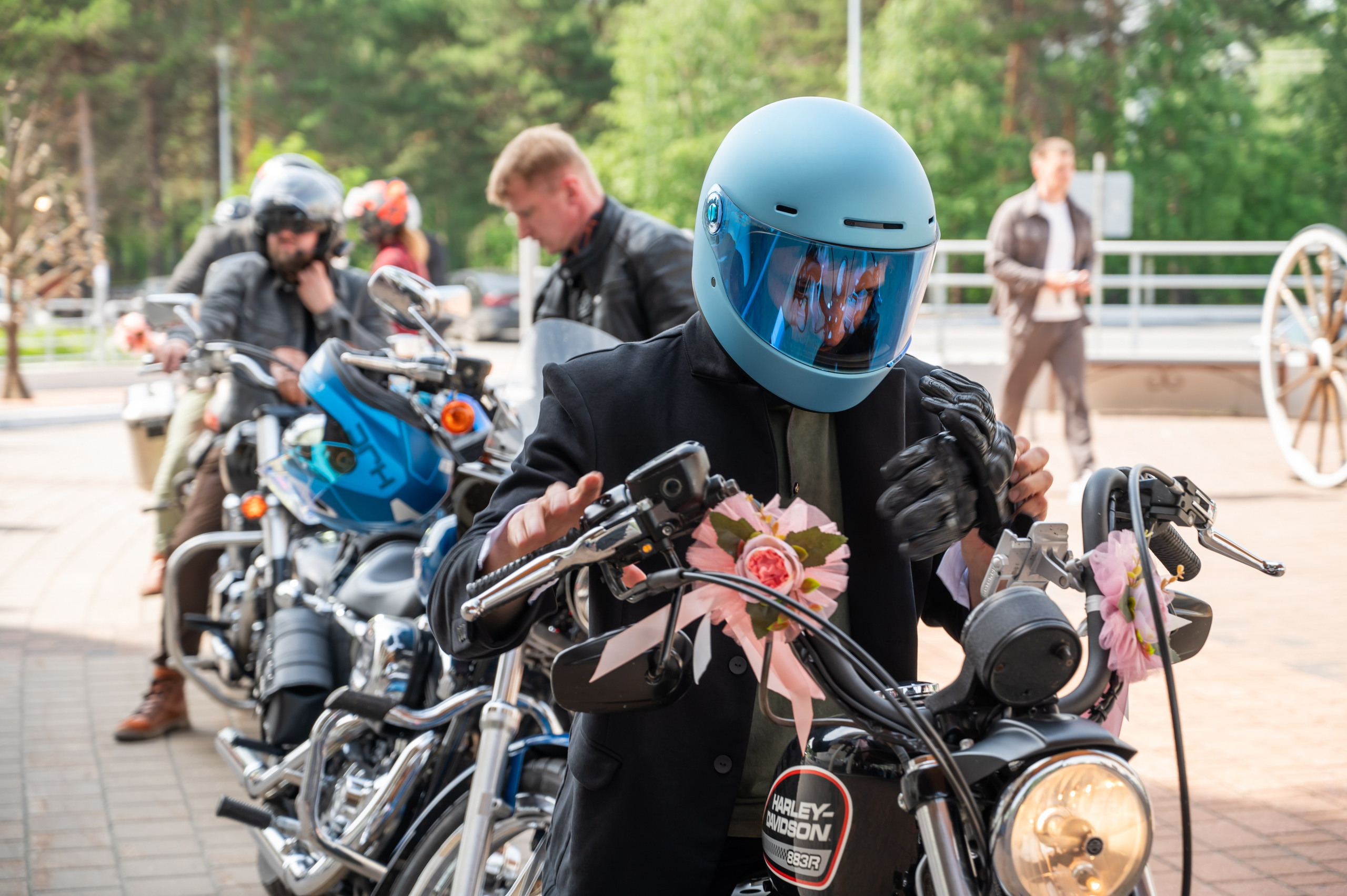 Мотосвадьба Евгения и Алены. Свадебный фотограф в Сургуте Любовь Гуляева