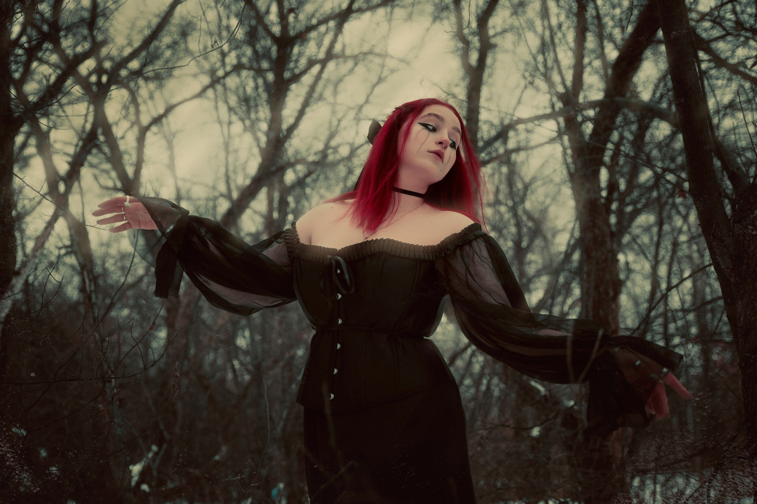 Готическая прогулка. Darinishna Фэнтези-фотограф Хабаровск