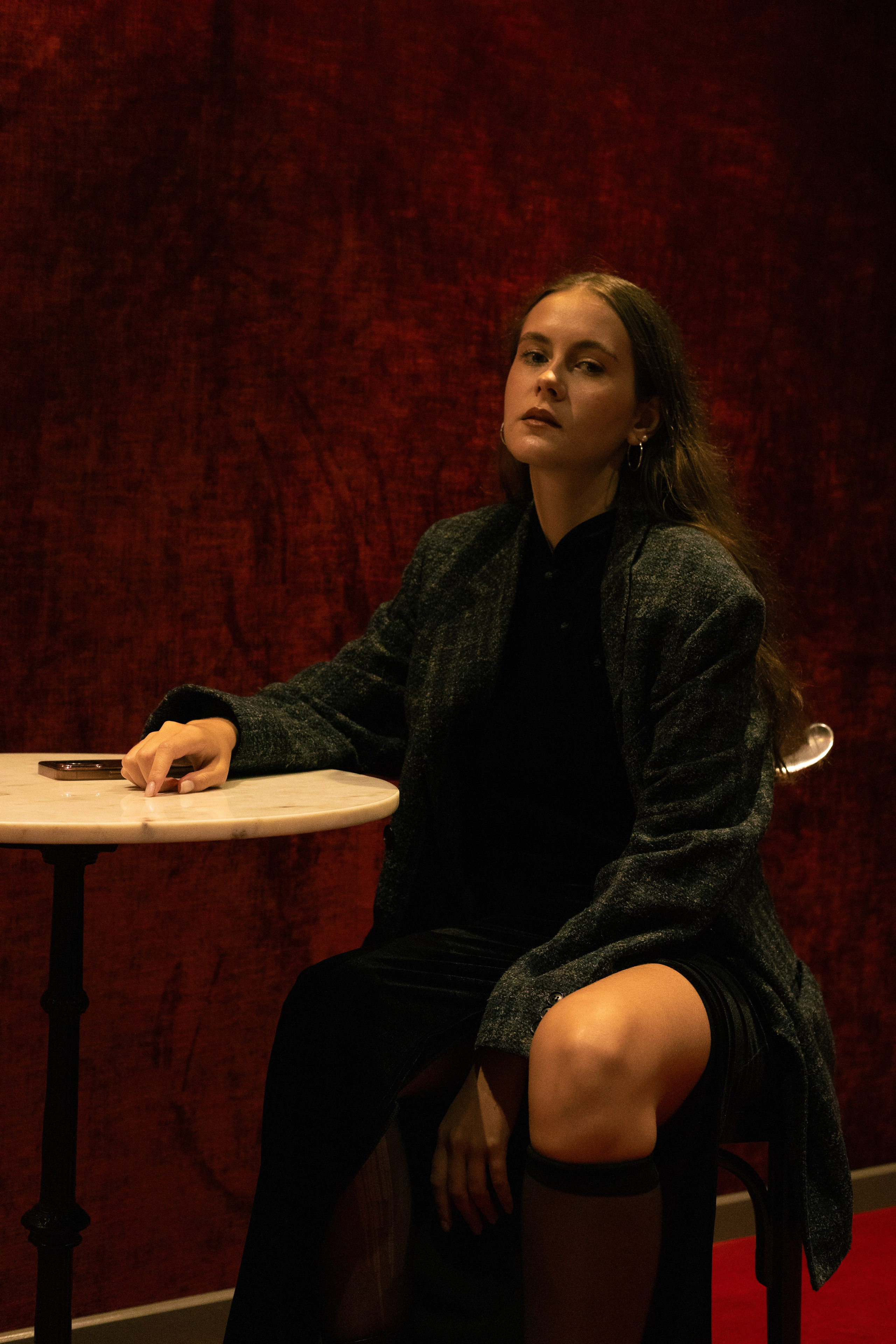 At the cinema. Magic photos