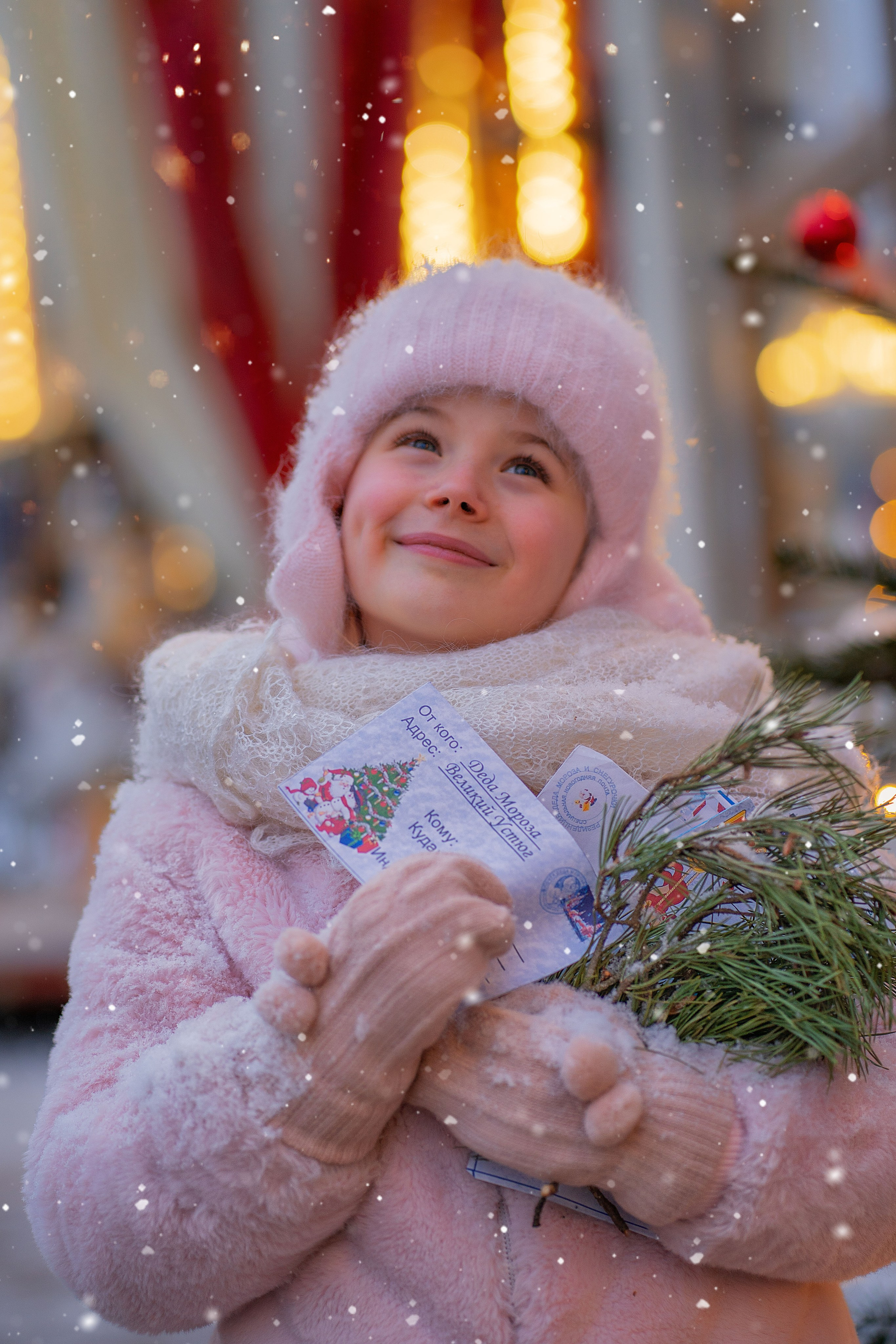 Детские новогодние и рождественские фотоистории. Детский и семейный фотограф в Москве и Подмосковье Настя Наумова