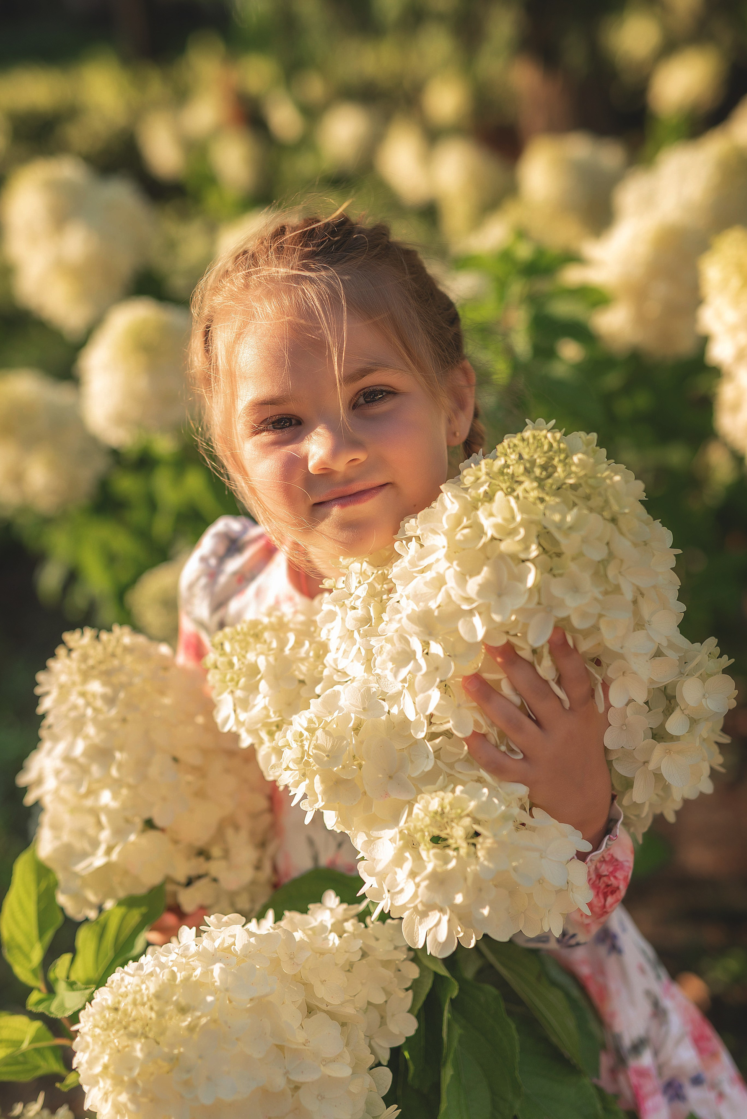 Фотосессия в гортензиях. Семейный, детский фотограф в Воронеже Анна Никитина