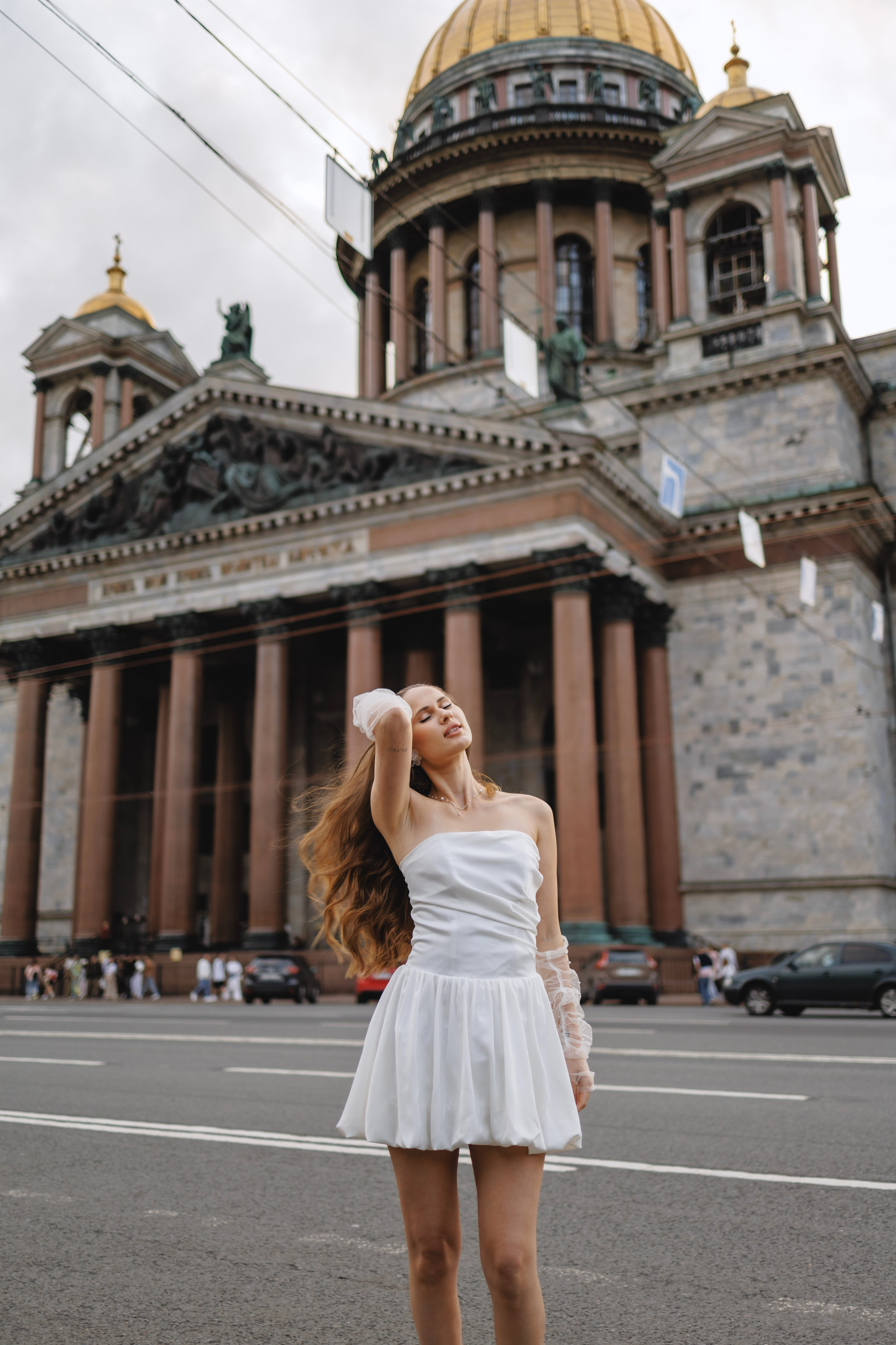 Руслан и Виолетта — Исаакий, Зимняя канавка. Боженова Елена фотограф Санкт-Петербург