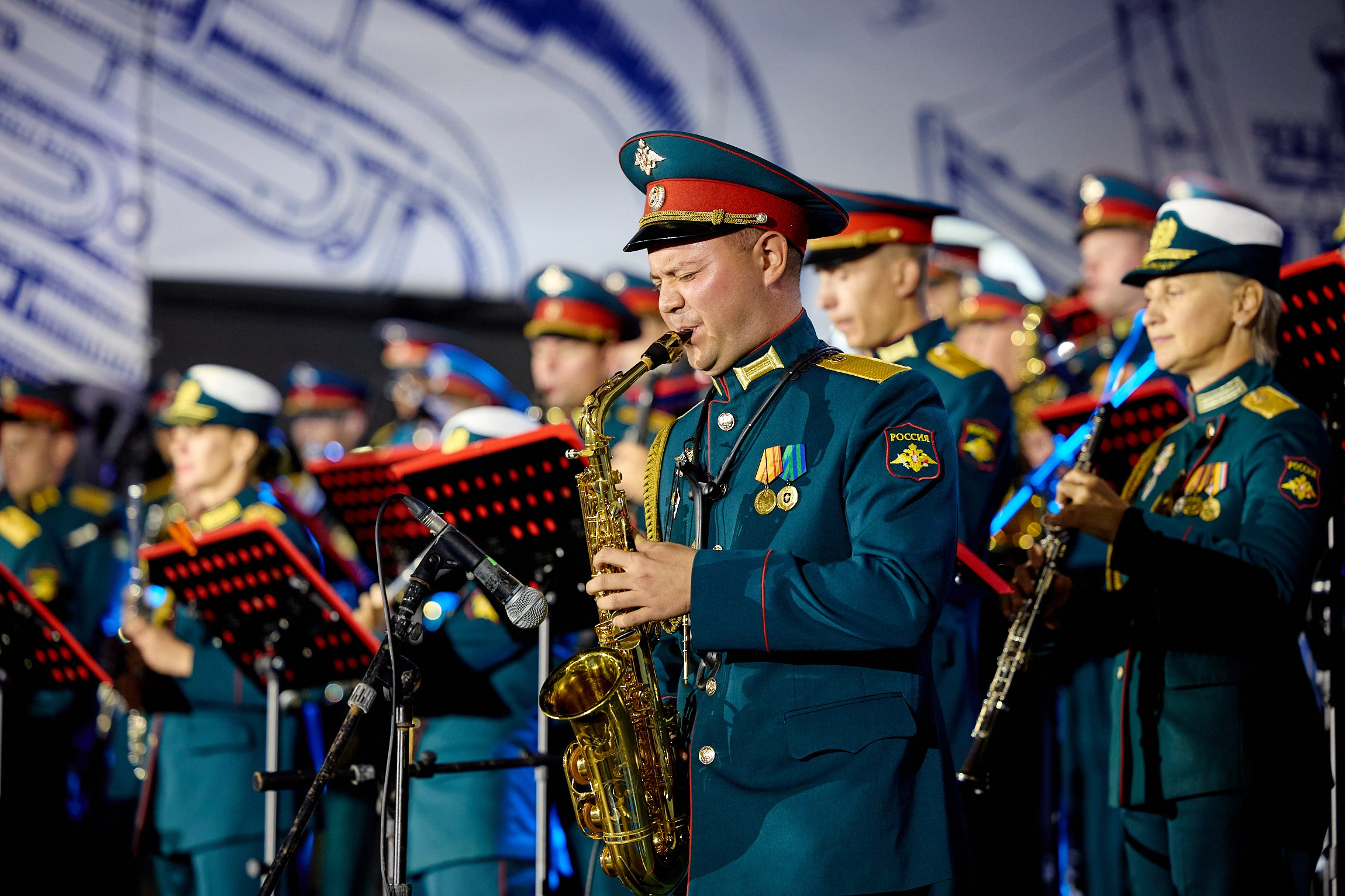 «Тихоокеанские марши» Плац-концерт
