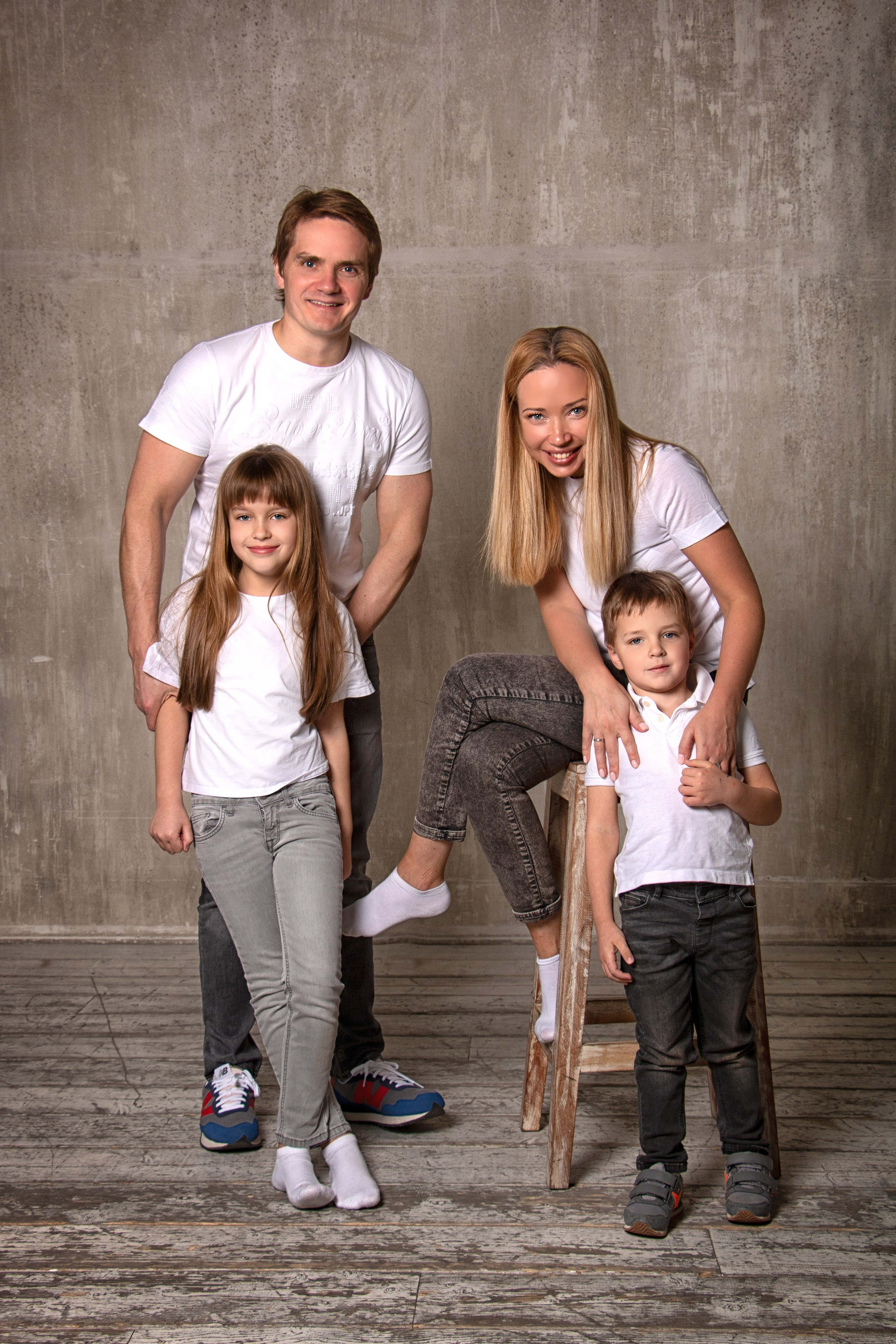 Съёмка в студии. Семейный и детский фотограф. М ария Гранкина