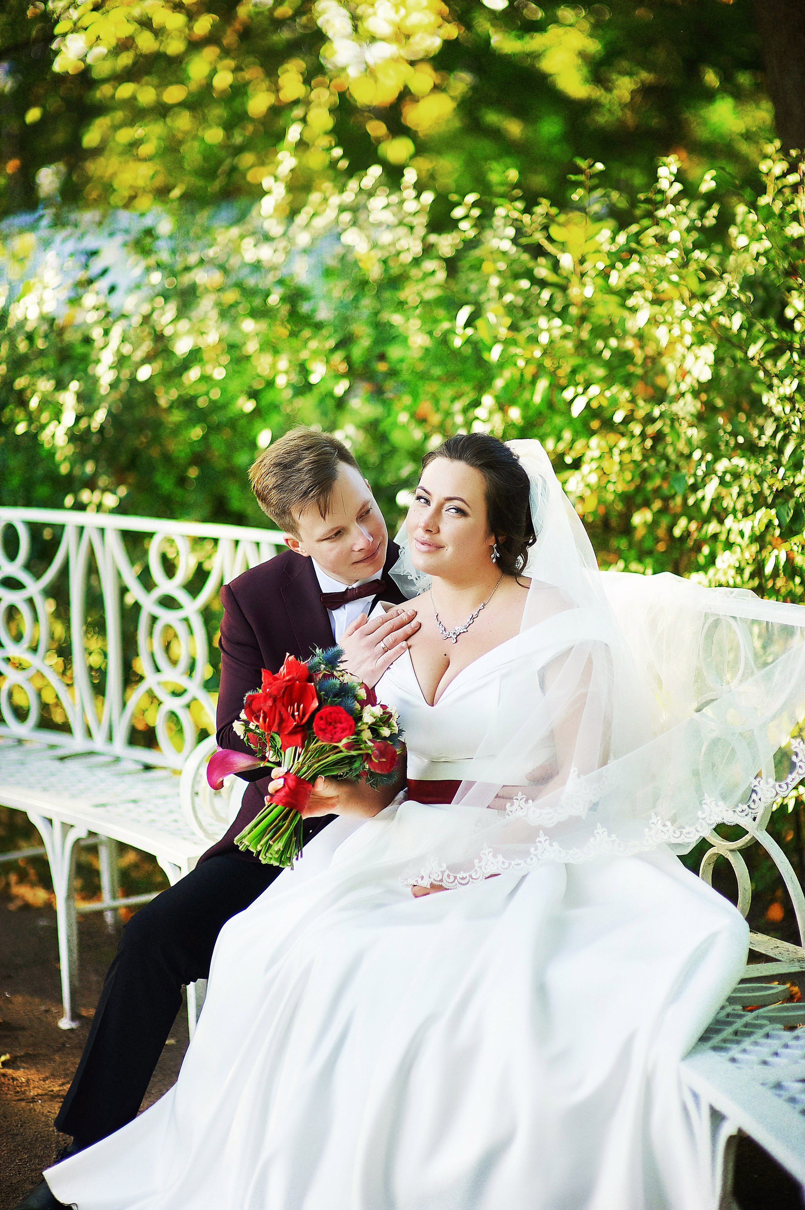Ангелина и Сергей (фотосессия в осеннем Пушкине). Портретный, семейный и свадебный фотограф в Санкт-Петербурге и в Пушкине Ширяев Денис