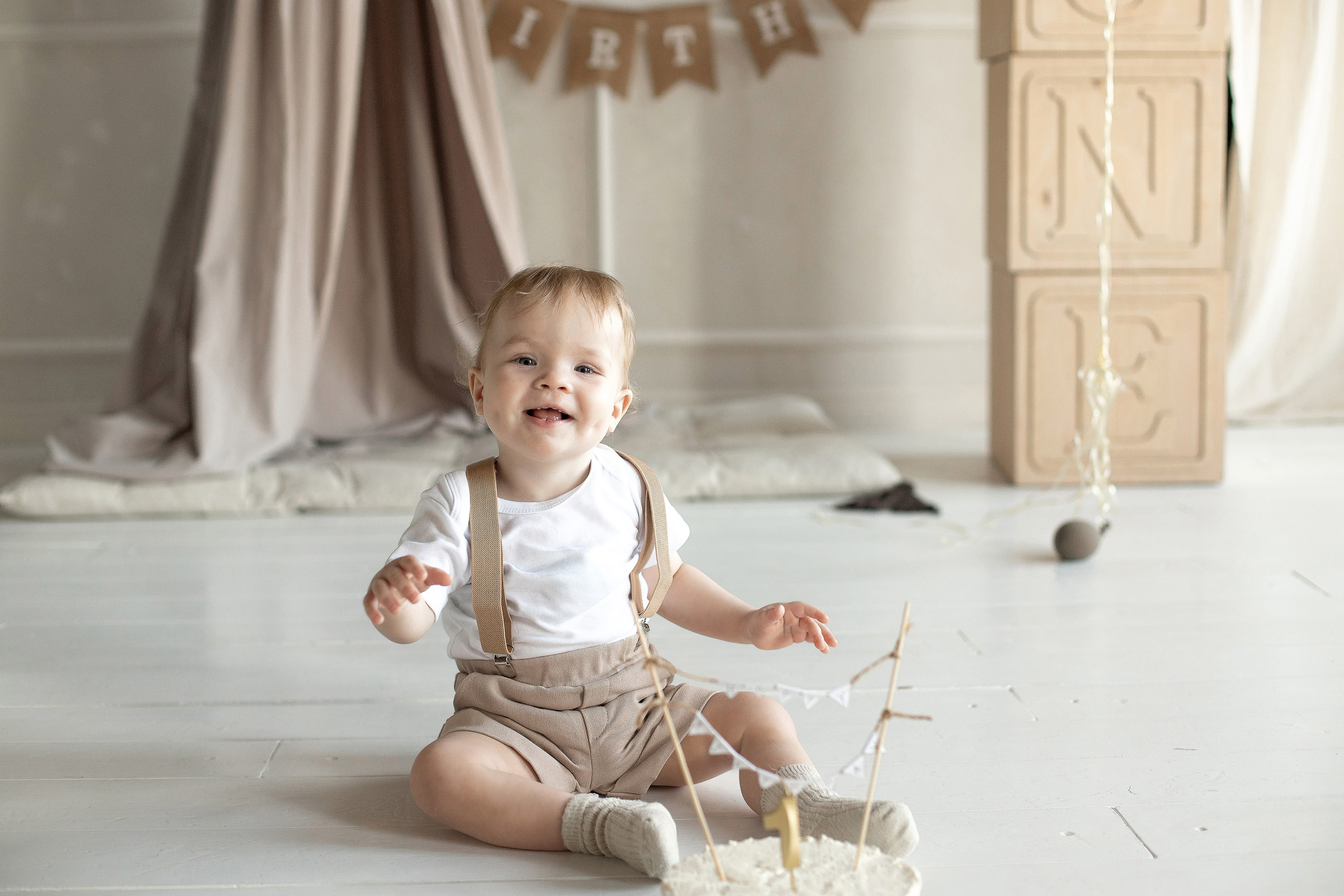 Годик малышу. Семейный и детский фотограф в Красноярске Анна Маюрова