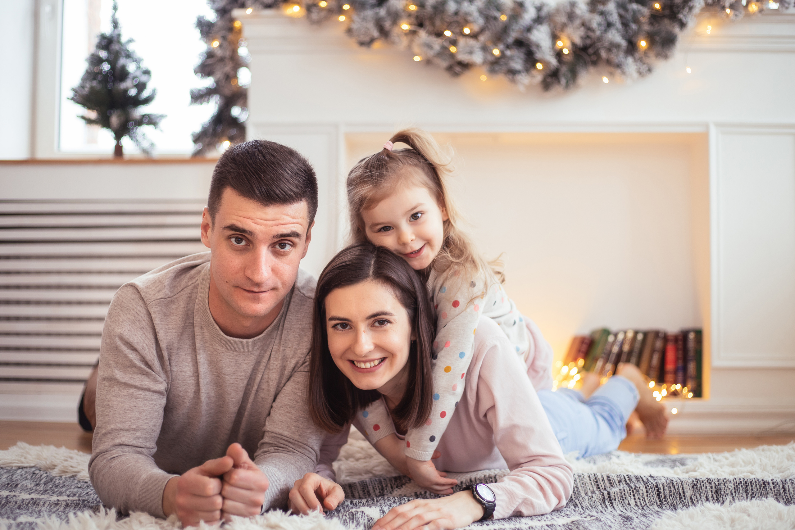 Семейная фотосессия в студии. Фотограф в Москве Авдеева Мария