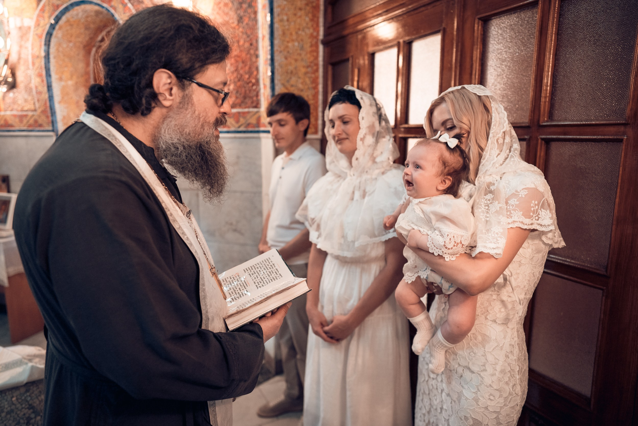 Крещение в Свято-Троицком монастыре Симферополь. Церковный фотограф Севастополь