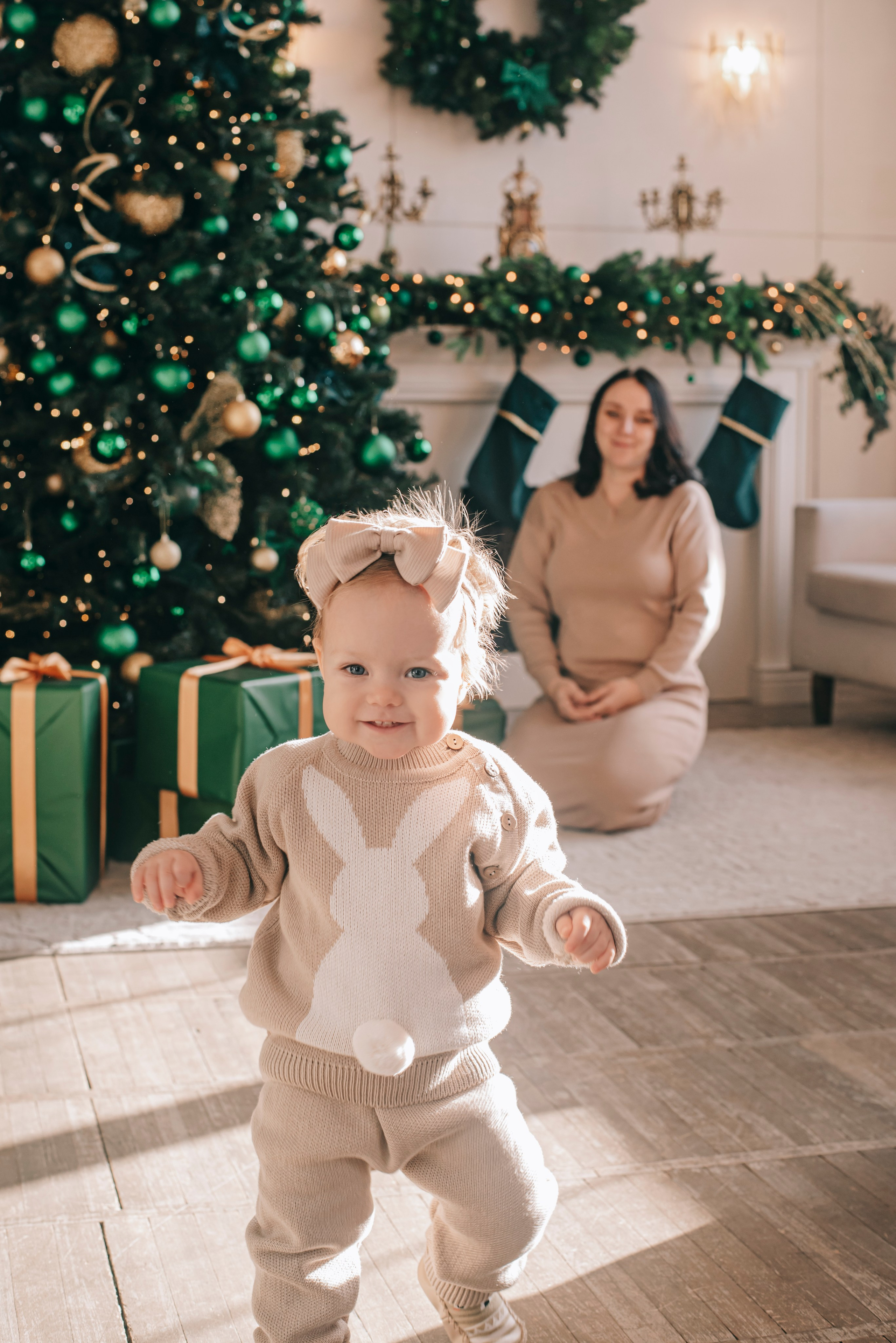 Новогодняя съёмка Никиты, Даши и Варвары. Фотограф в Краснодаре Зеленкина Дарья