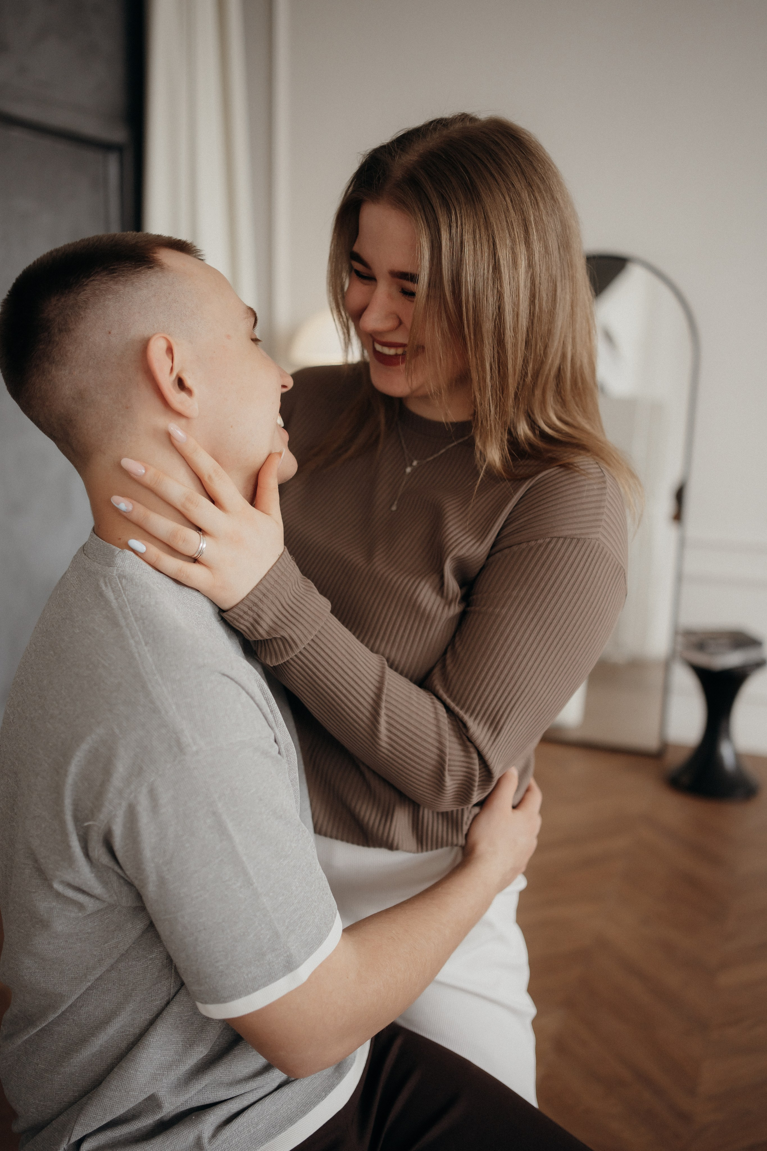 Парная фотосессия в студии в Архангельске. Портретный и свадебный фотограф в Архангельске Елизавета Стрекаловская