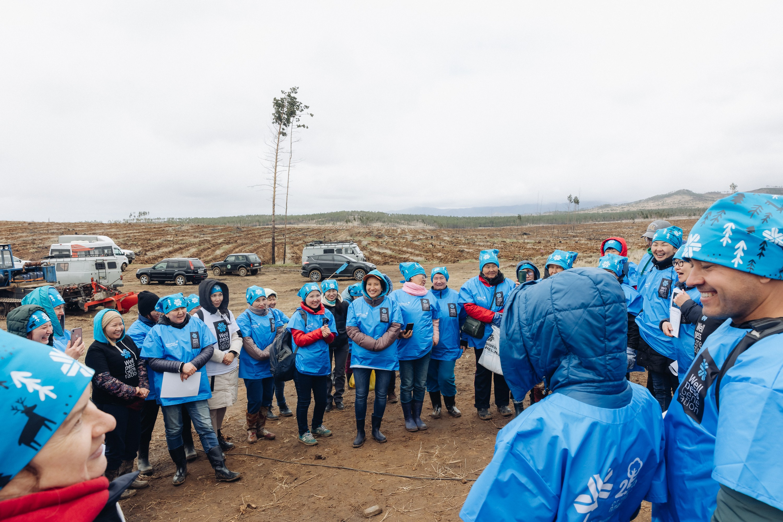Siberian wellness. Ежегодная акция по посадке деревьев. Свадебный и семейный фотограф в Улан-Удэ