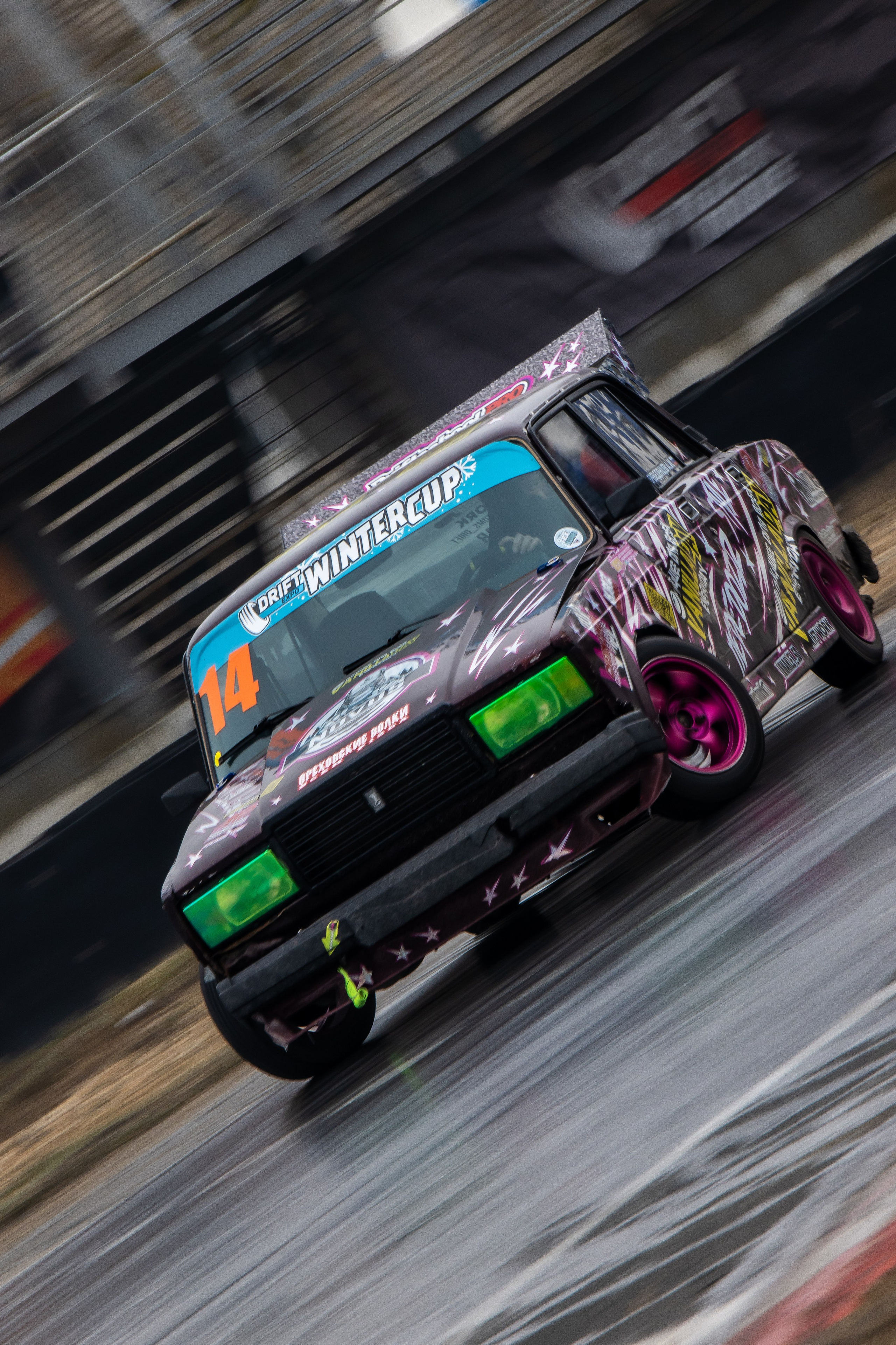 DriftExpo WinterMode 09.02.25. Репортажная, студийная, свадебная, автоспорт, коммерческая, фотосессия: Фотографы Николай и Елена DvoTar