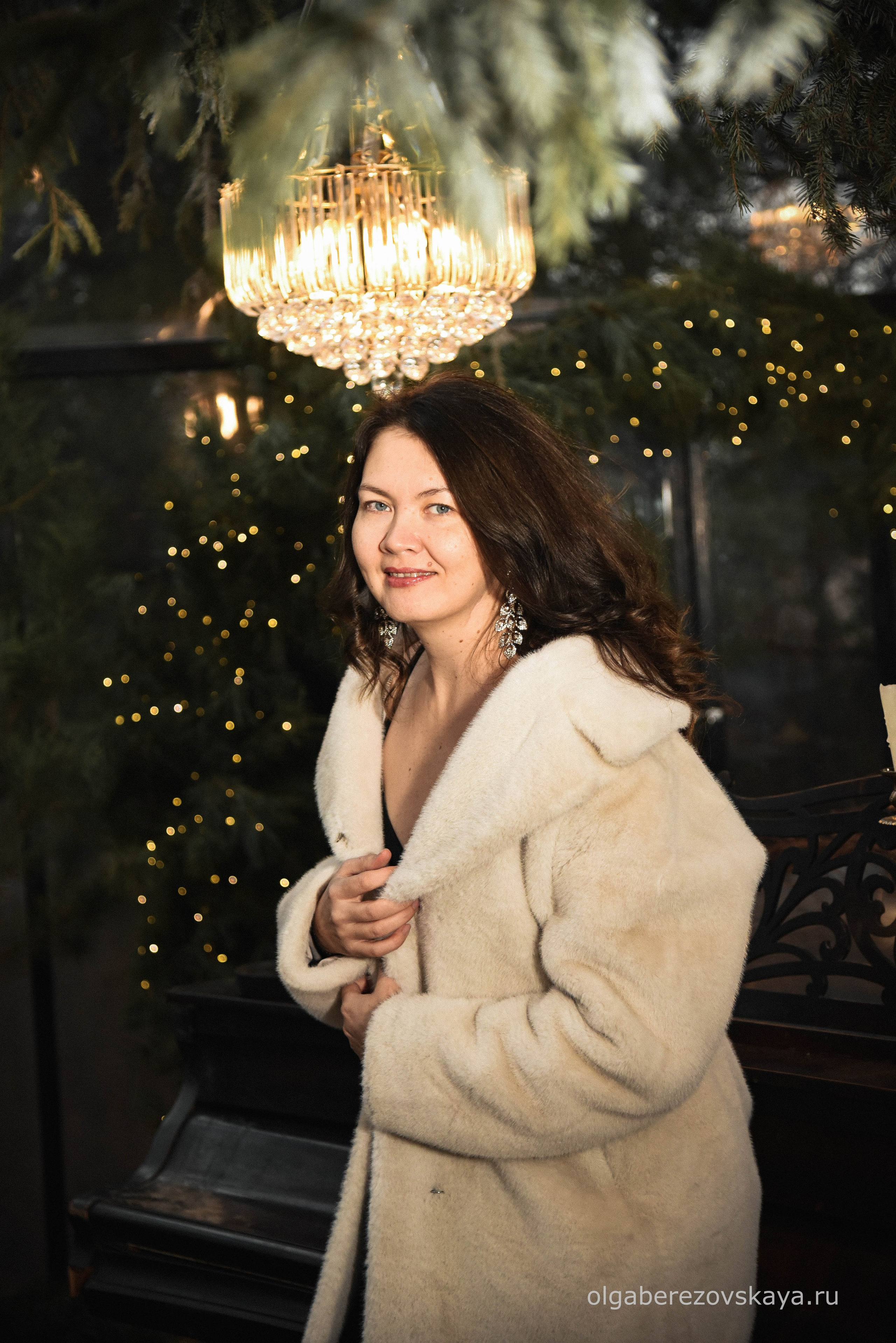 Новогодняя фотосессия с роялем