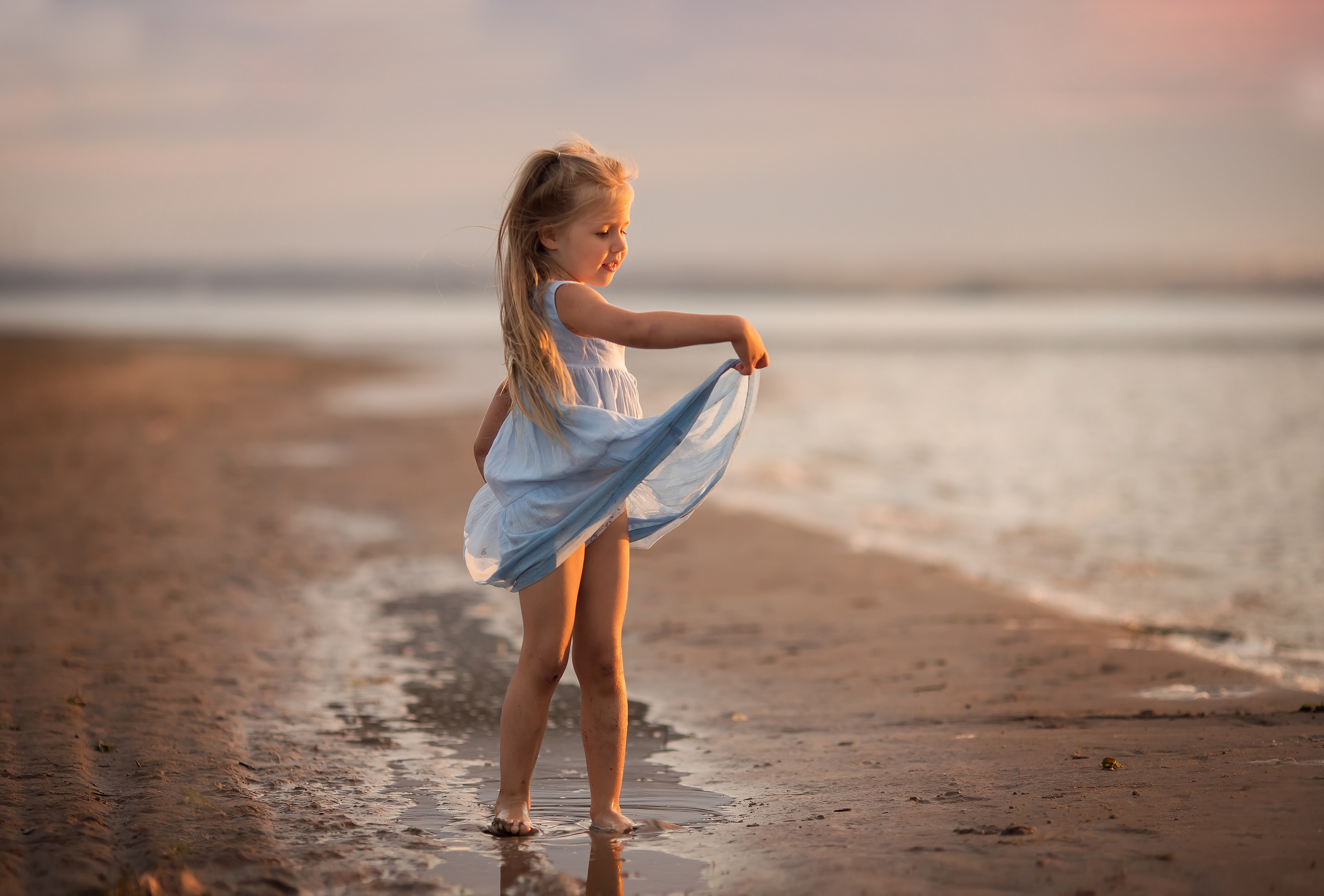 Босиком в закат. Семейный и детский фотограф в Саратове Полина Коткина