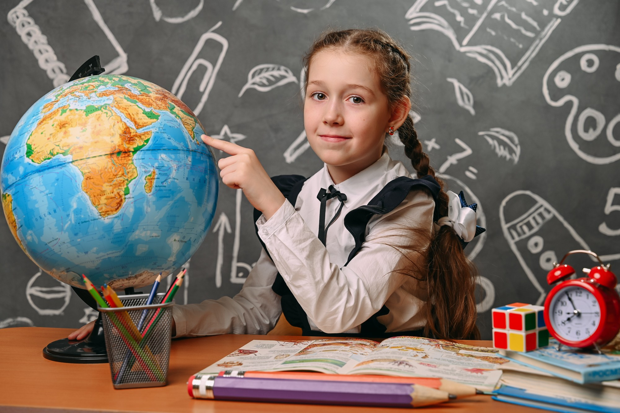 Школьная виньетка. Детский и семейный фотограф