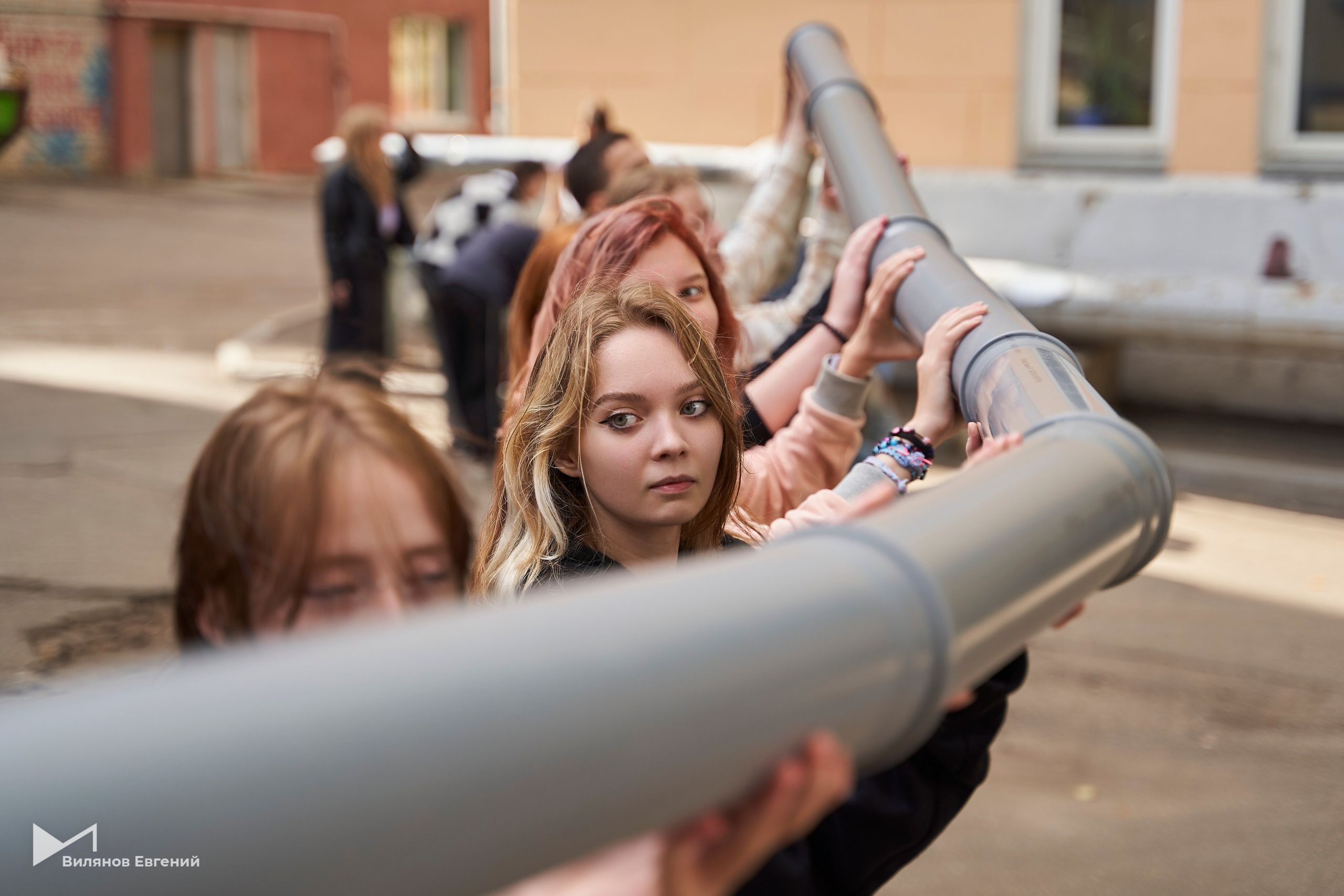 Мероприятие «Веревка» для первокурсников ННГАСУ. Репортажный фотограф Вилянов Евгений. Нижний Новгород