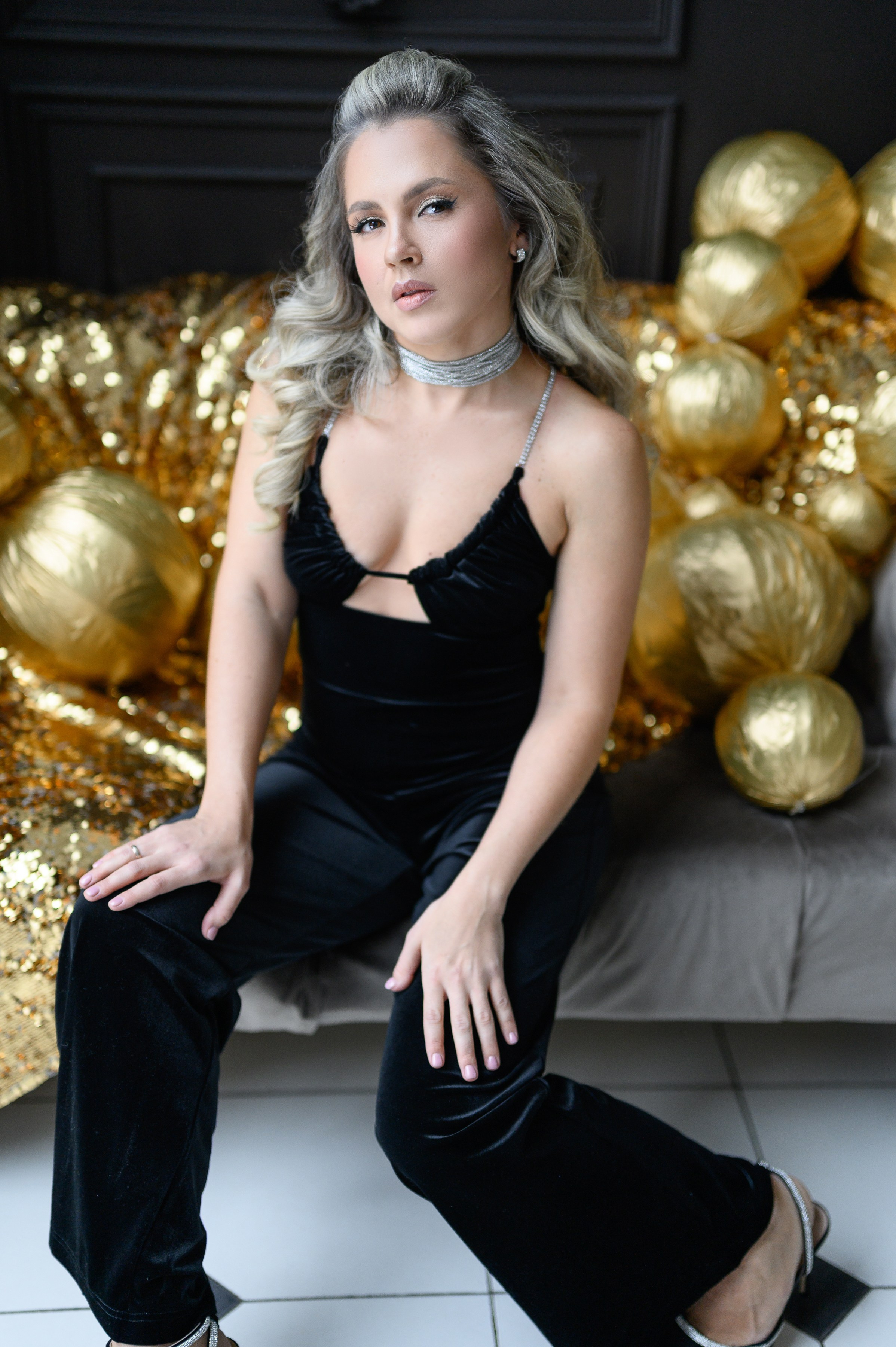 Новогодняя фотосессия в зале Грэмми фотостудии Famous studios. Semerlina.ru