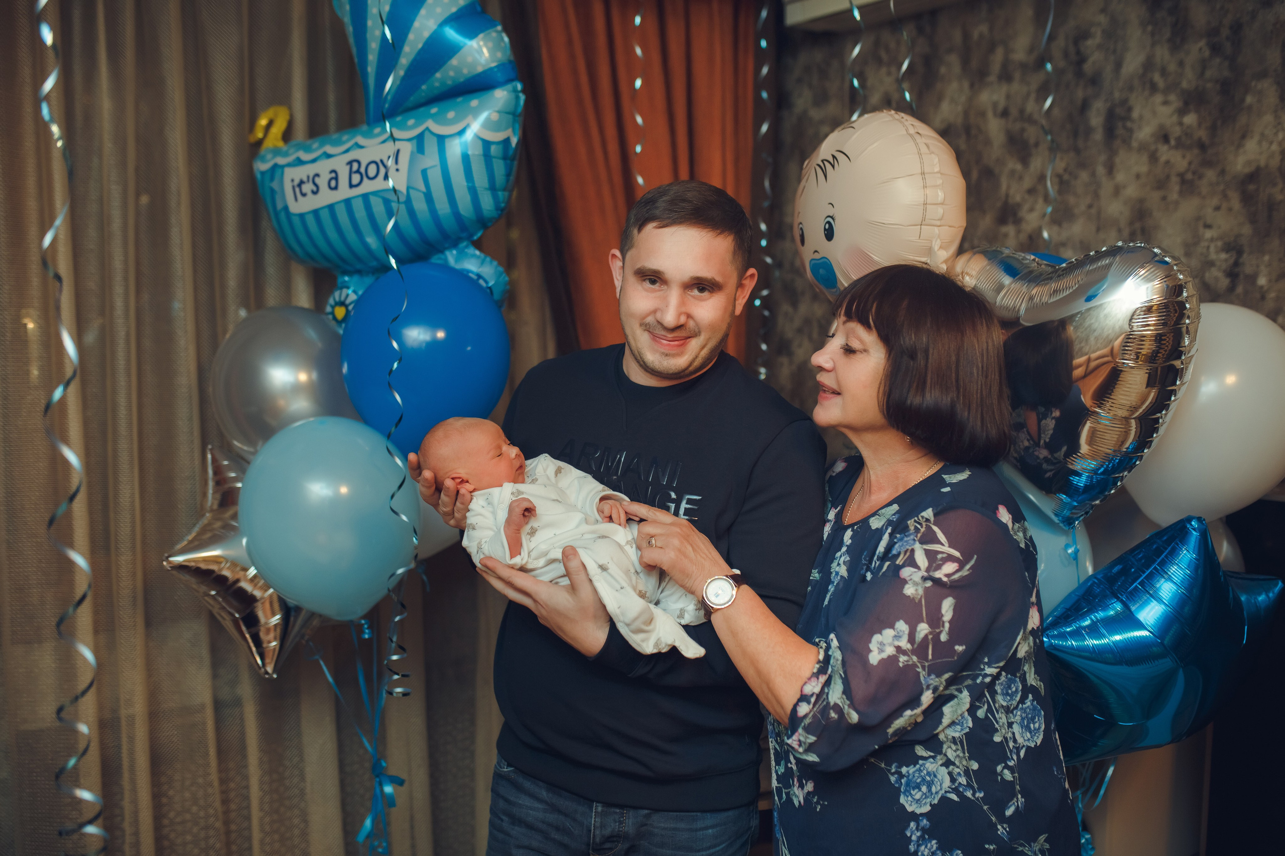 Выписка Виктора. Фотограф на Крещение, семейный фотограф в Москве