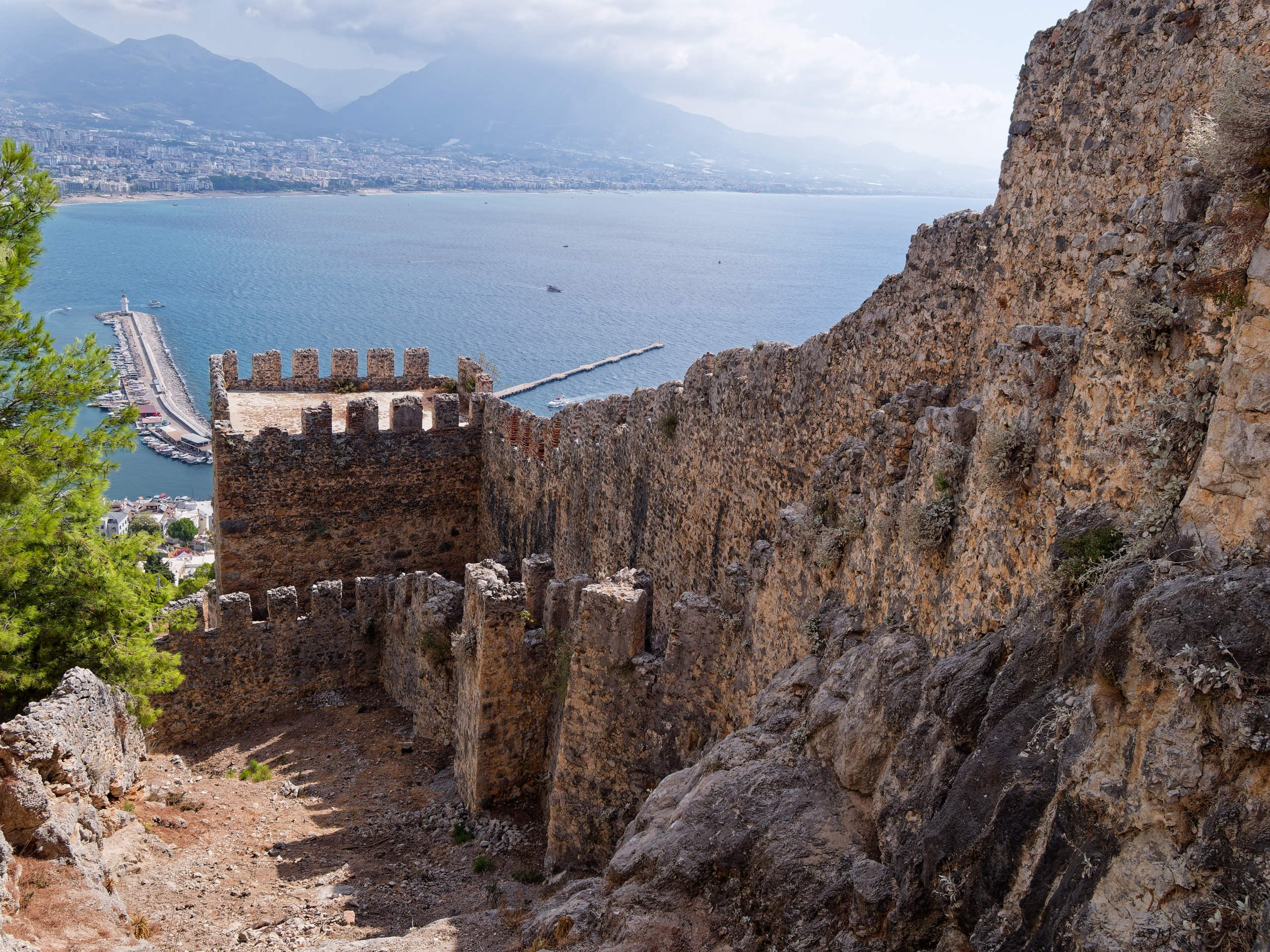 Алания 2025, крепость Alanya Kalesi. Избранные фотографии