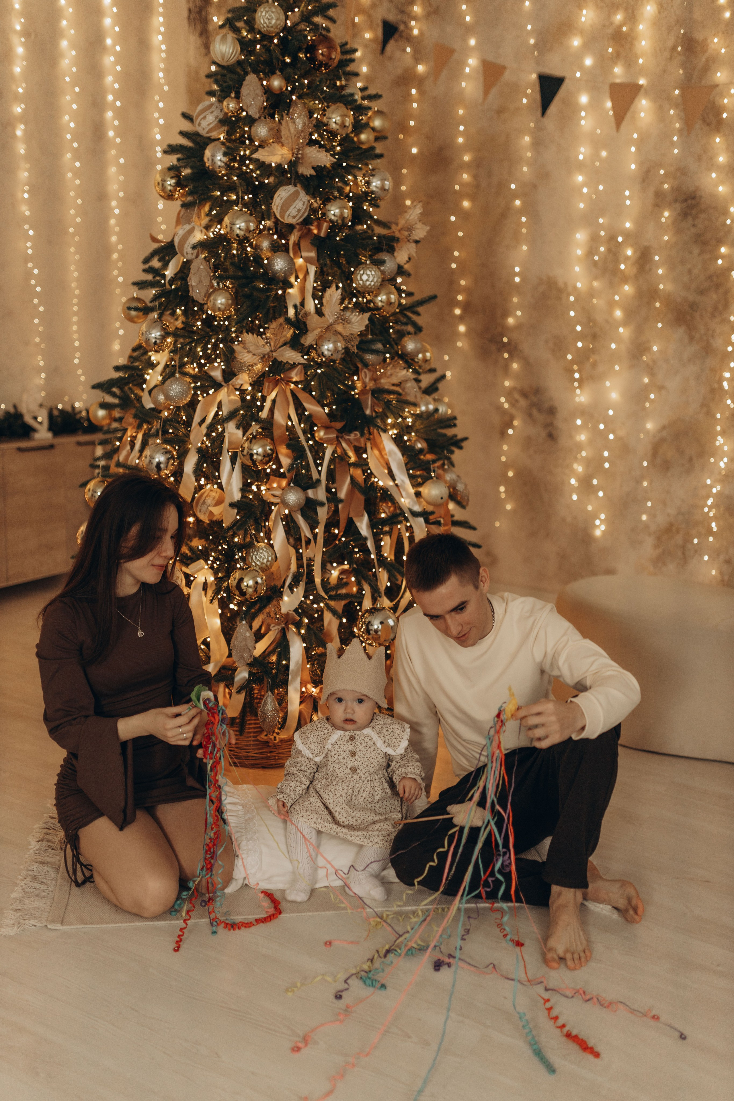 Новогодняя история Дмитрия, Полины и Анюты. Фотограф в Ставрополе Svetlana Matveeva