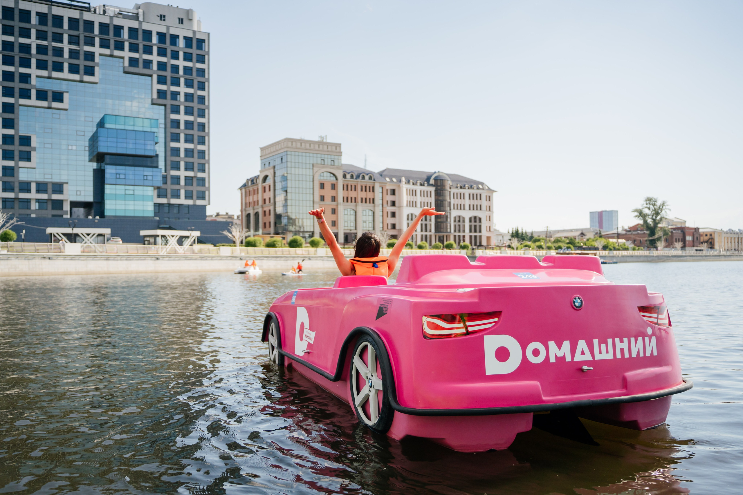 Съемка катамаранов для телеканала Домашний. Видеограф и Фотограф в Челябинске Ксения и Владимир Рюмины