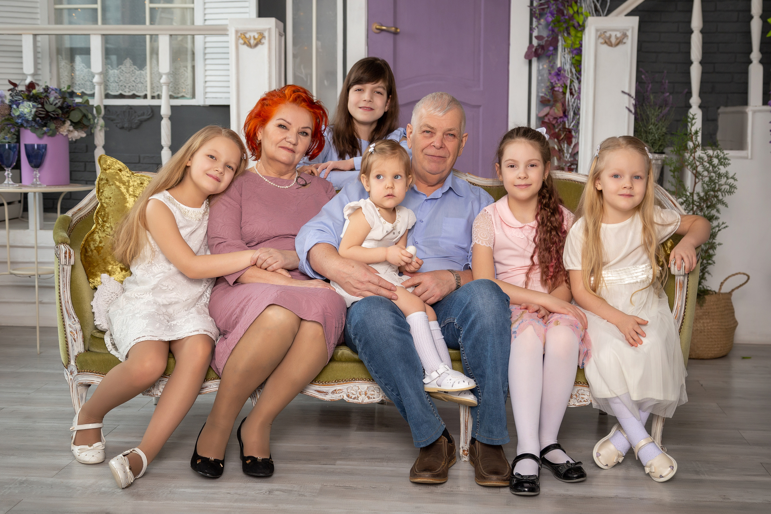 Фотосессия большой семьи из нескольких поколений. Семейный фотограф Ульяна Вдовкина г. Екатеринбург