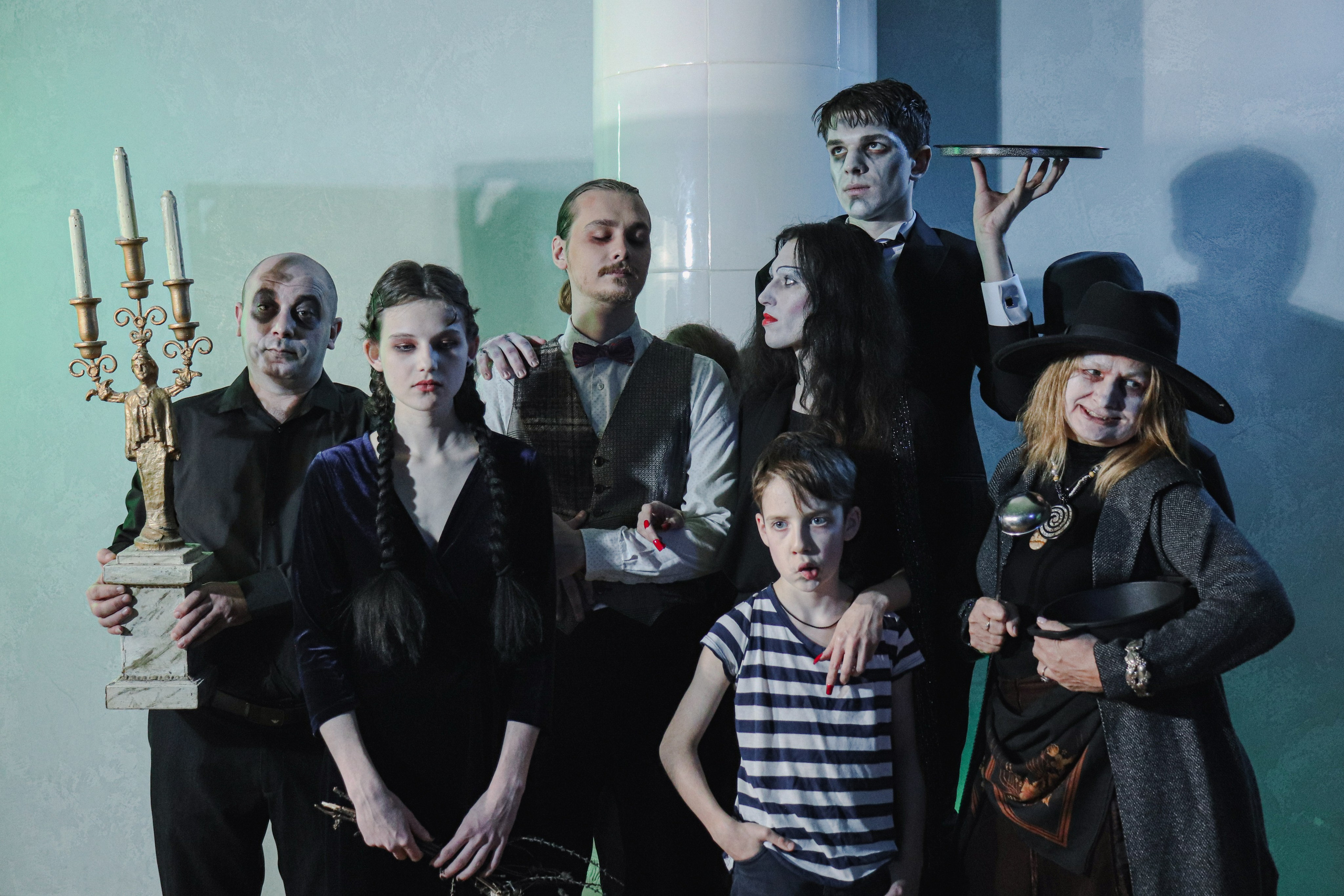 «Семейка Аддамс» (фотосет в стиле фильма). Ивентный фотограф в Санкт-Петербурге Олег Комков