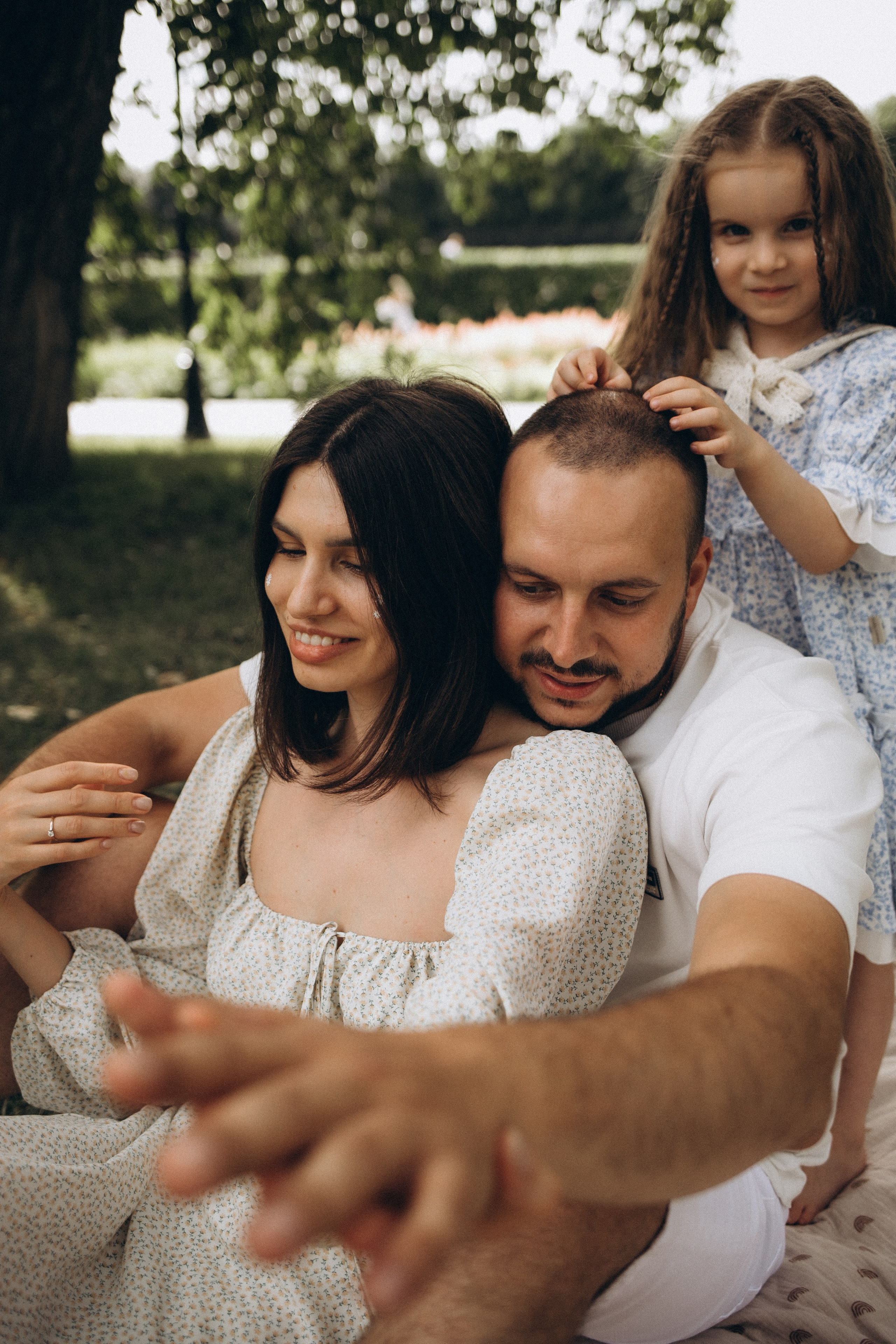 Летний семейный пикник на природе. Семейный и свадебный фотограф Анна Кожокарь