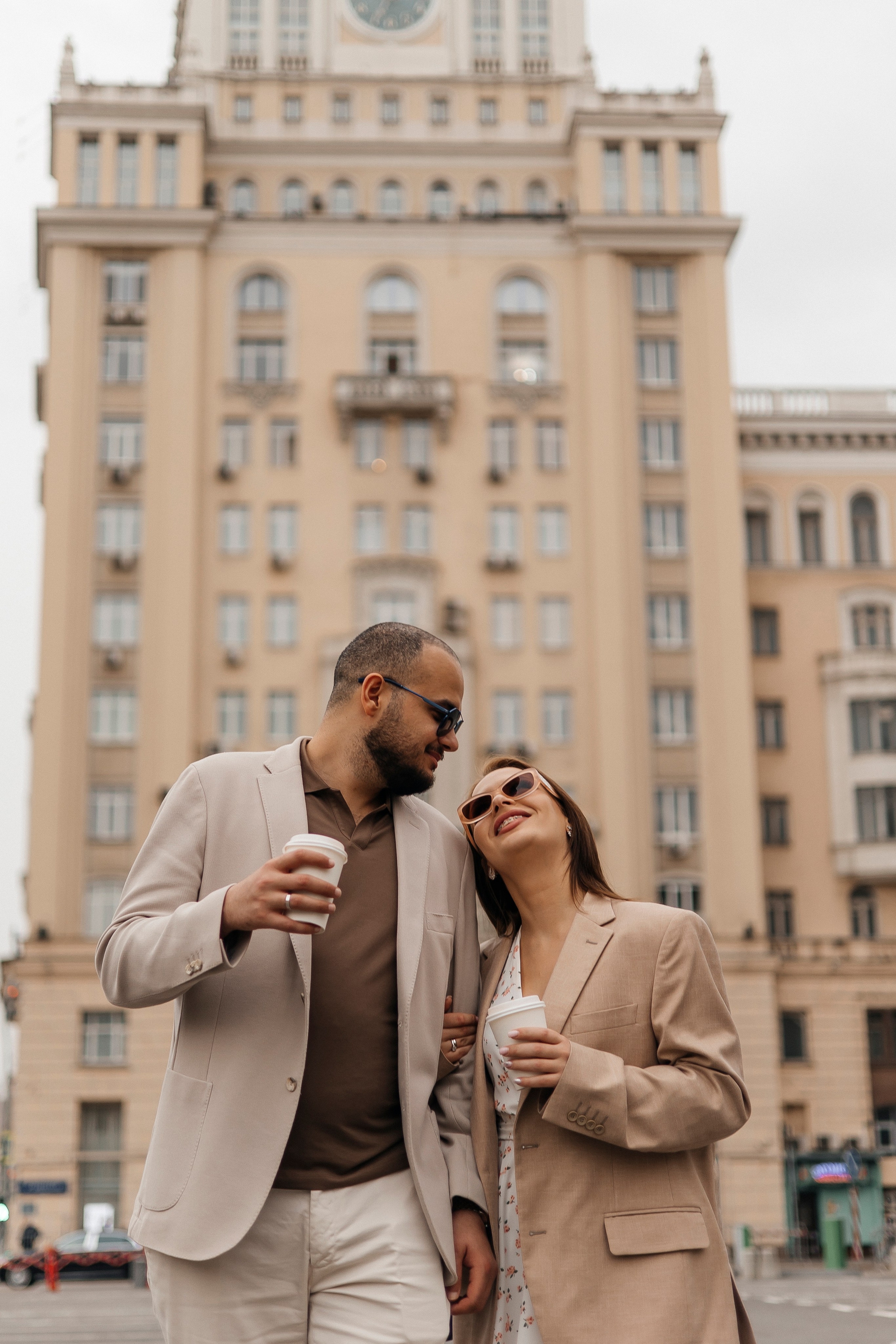 Анастасия и Мостафа (библиотека + прогулка). Фотограф в Москве Екатерина Потапова