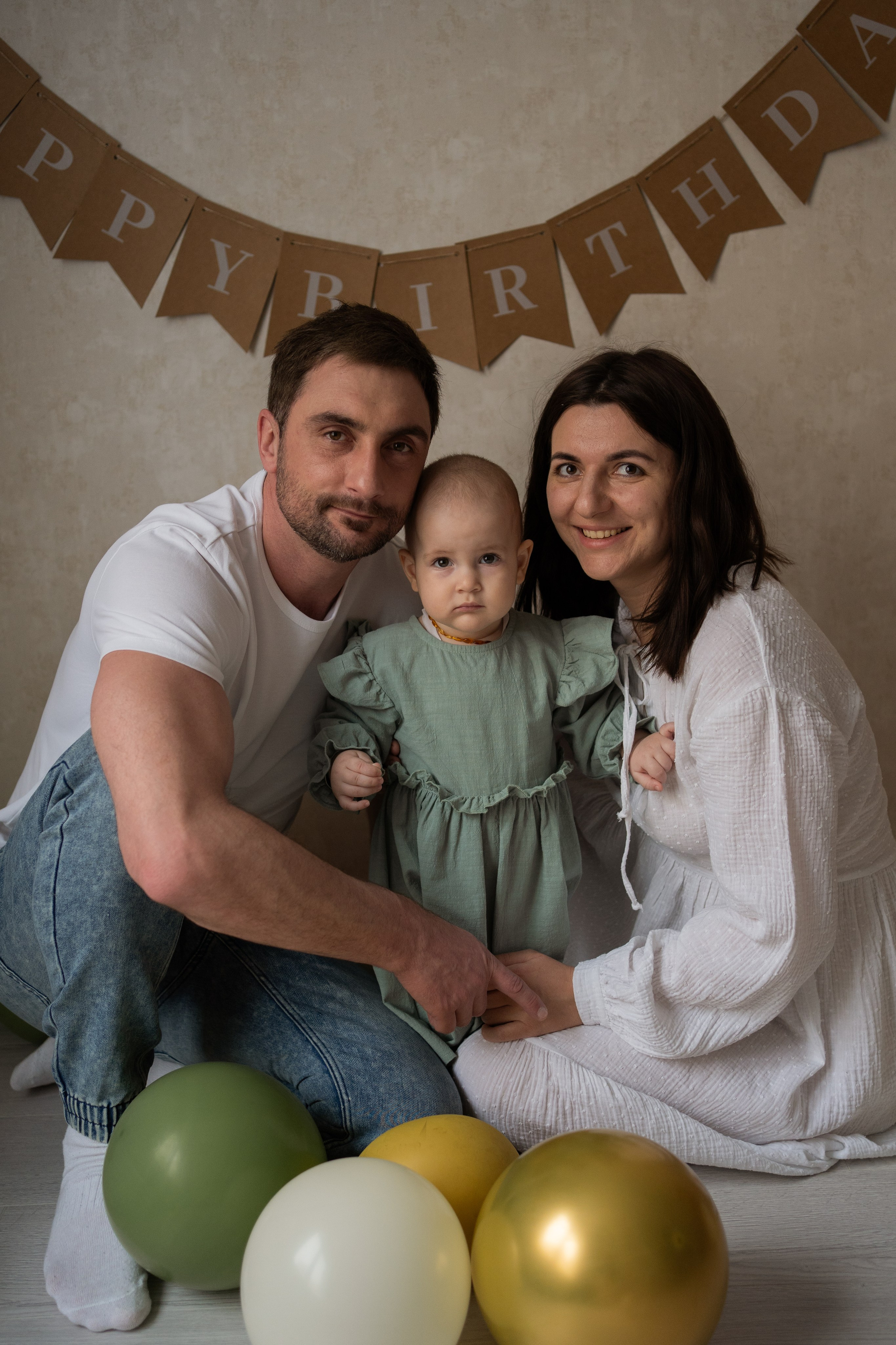 Домашняя фотосессия. Годик Еве. Фотограф грудного вскармливания в Москве Екатерина