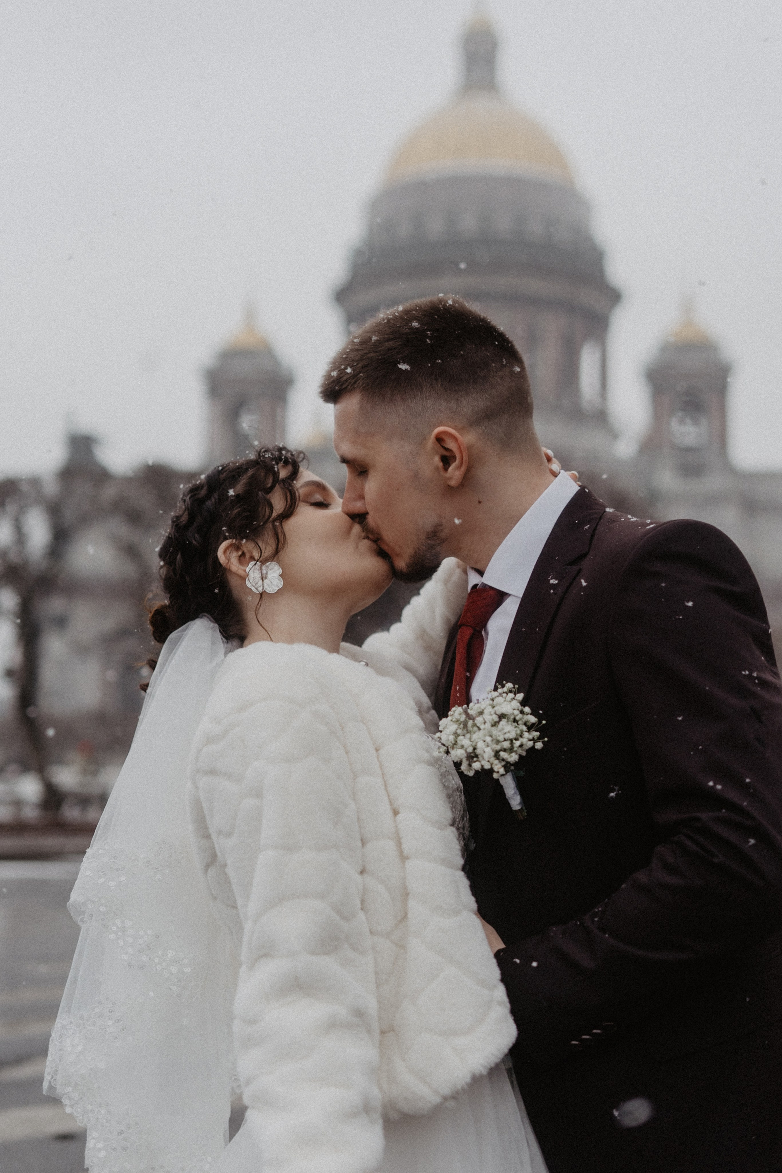 Ангелина & Антон | Пока идет снег. Контент фотограф в Санкт-Петербурге | Дина Альбур