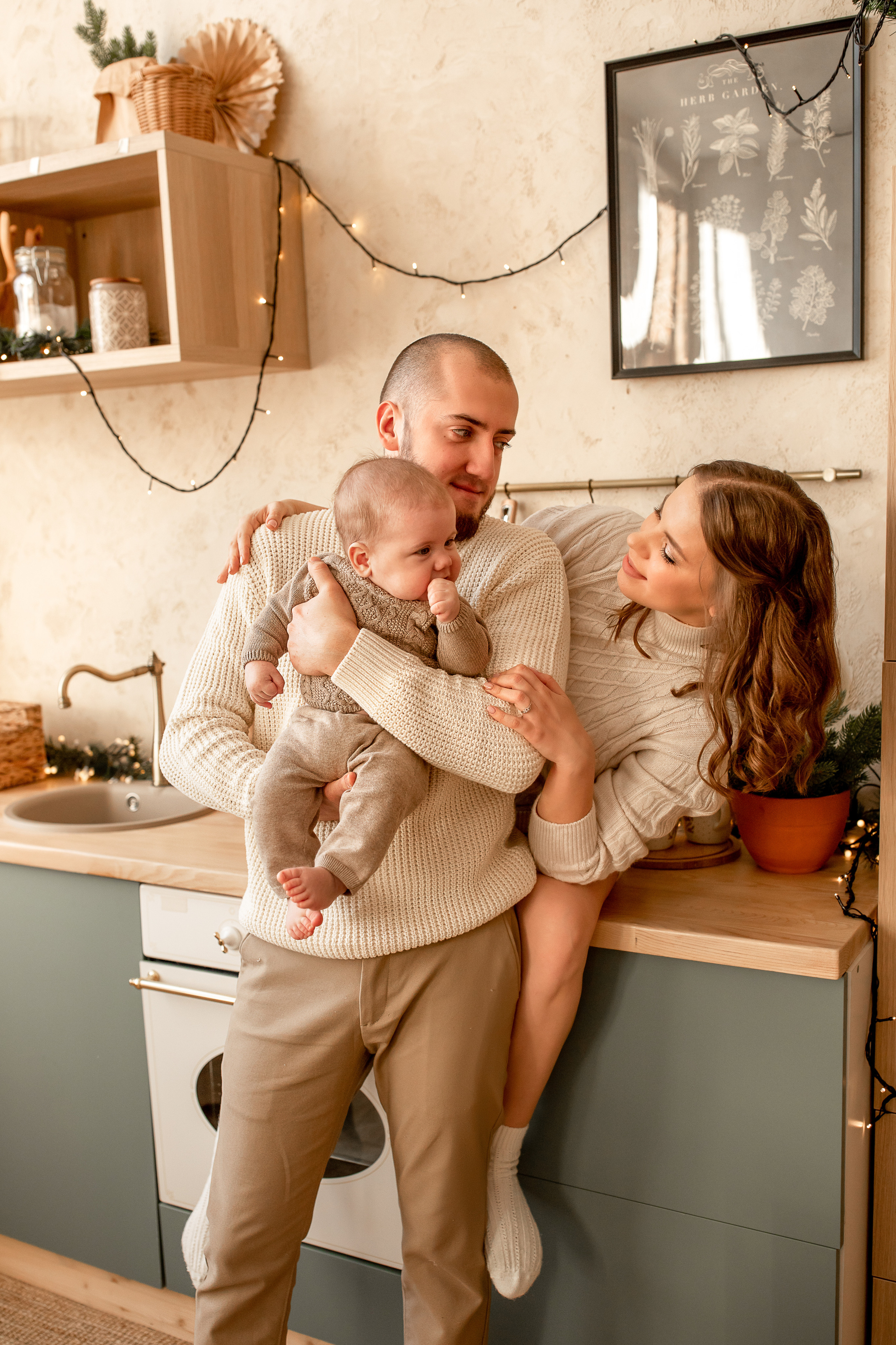 Первый новый год втроем…. Детский и семейный фотограф в Красноярске Елена Коровкина