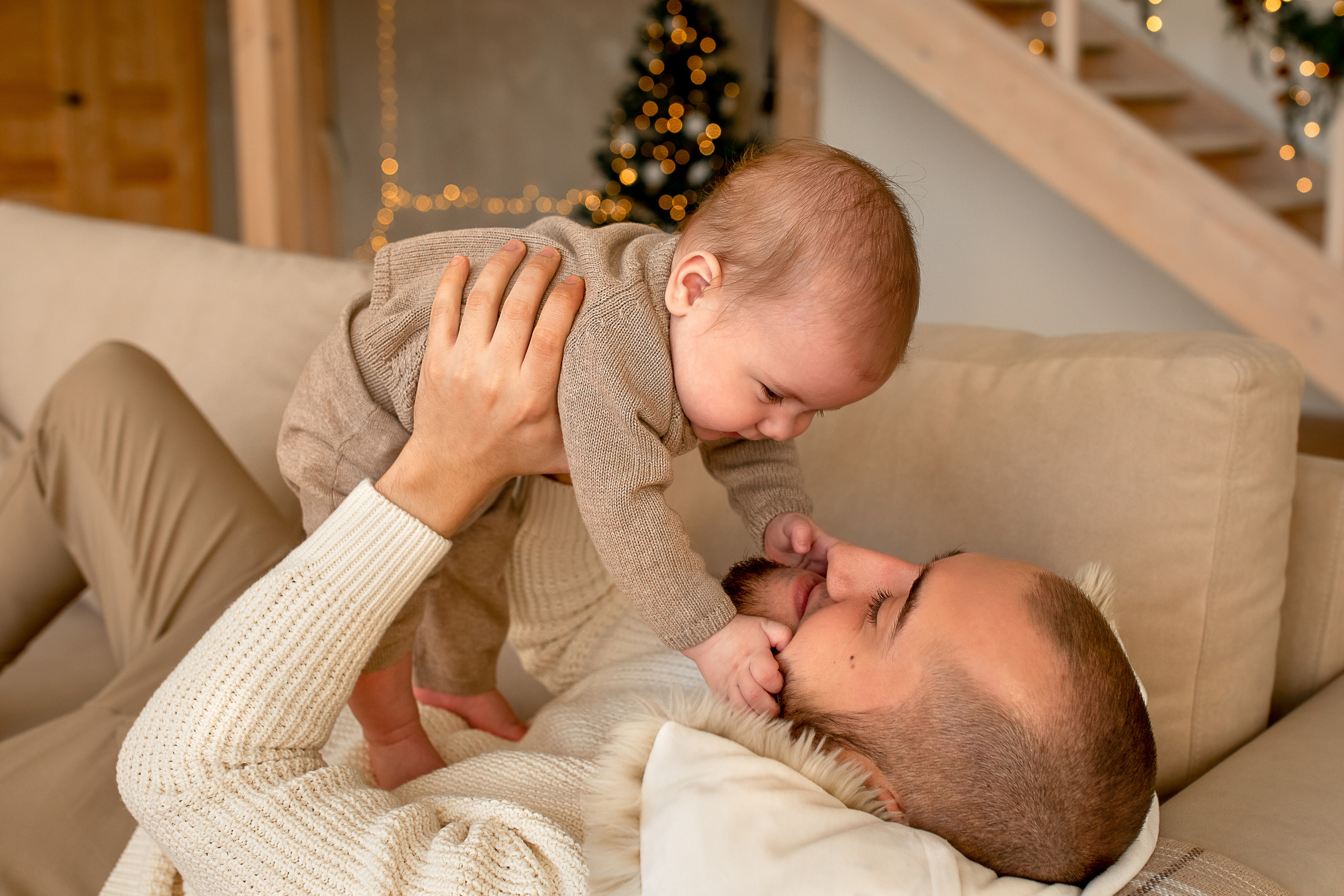 Первый новый год втроем…. Детский и семейный фотограф в Красноярске Елена Коровкина