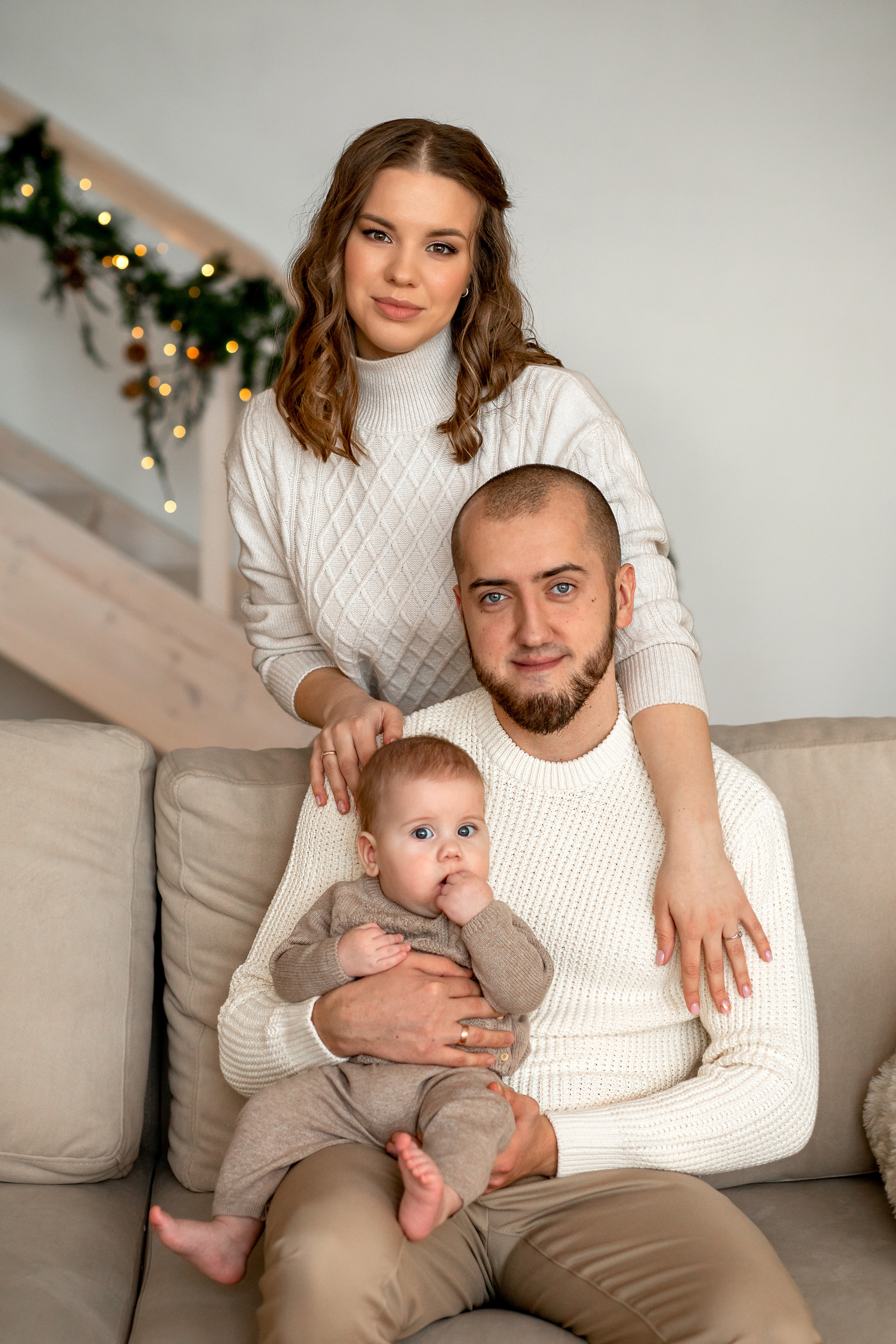 Первый новый год втроем…. Детский и семейный фотограф в Красноярске Елена Коровкина