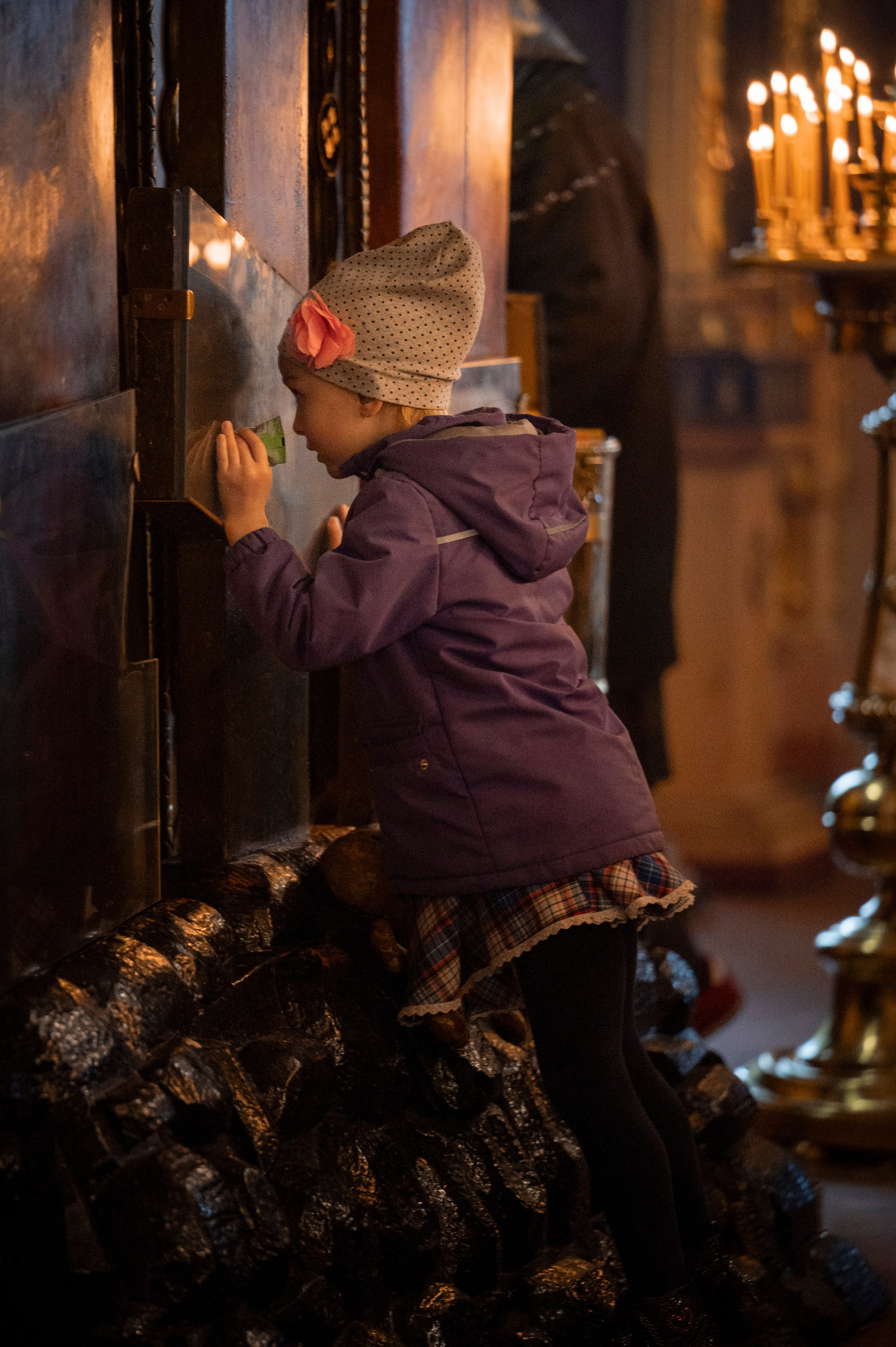 Богородский храм. Вход Господень в Иерусалим. Божественная литургия. Антон и Татьяна Денисенко — В храме