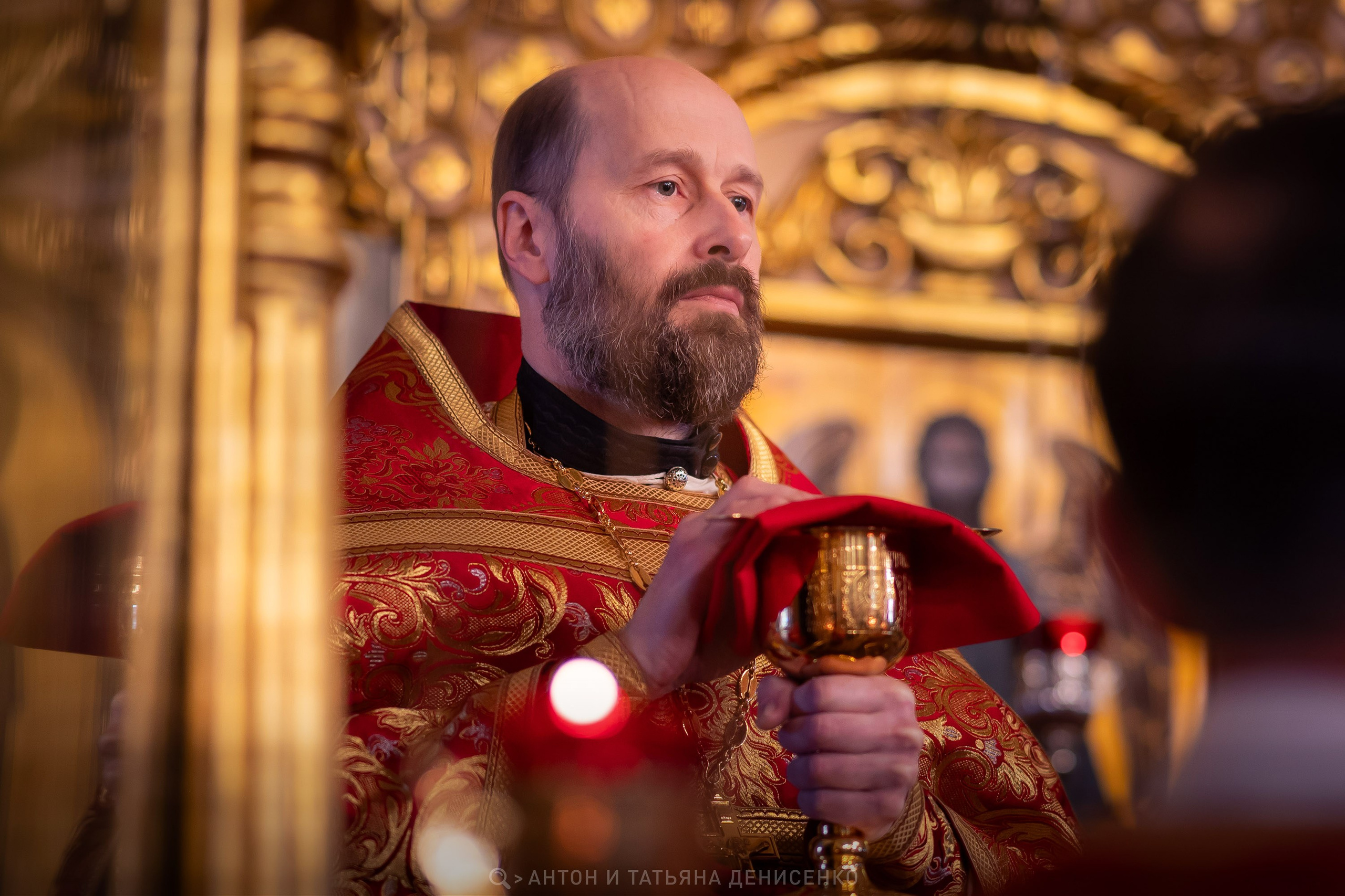 Храм Преображения Господня в Богородском. Антипасха. Антон и Татьяна Денисенко — В храме