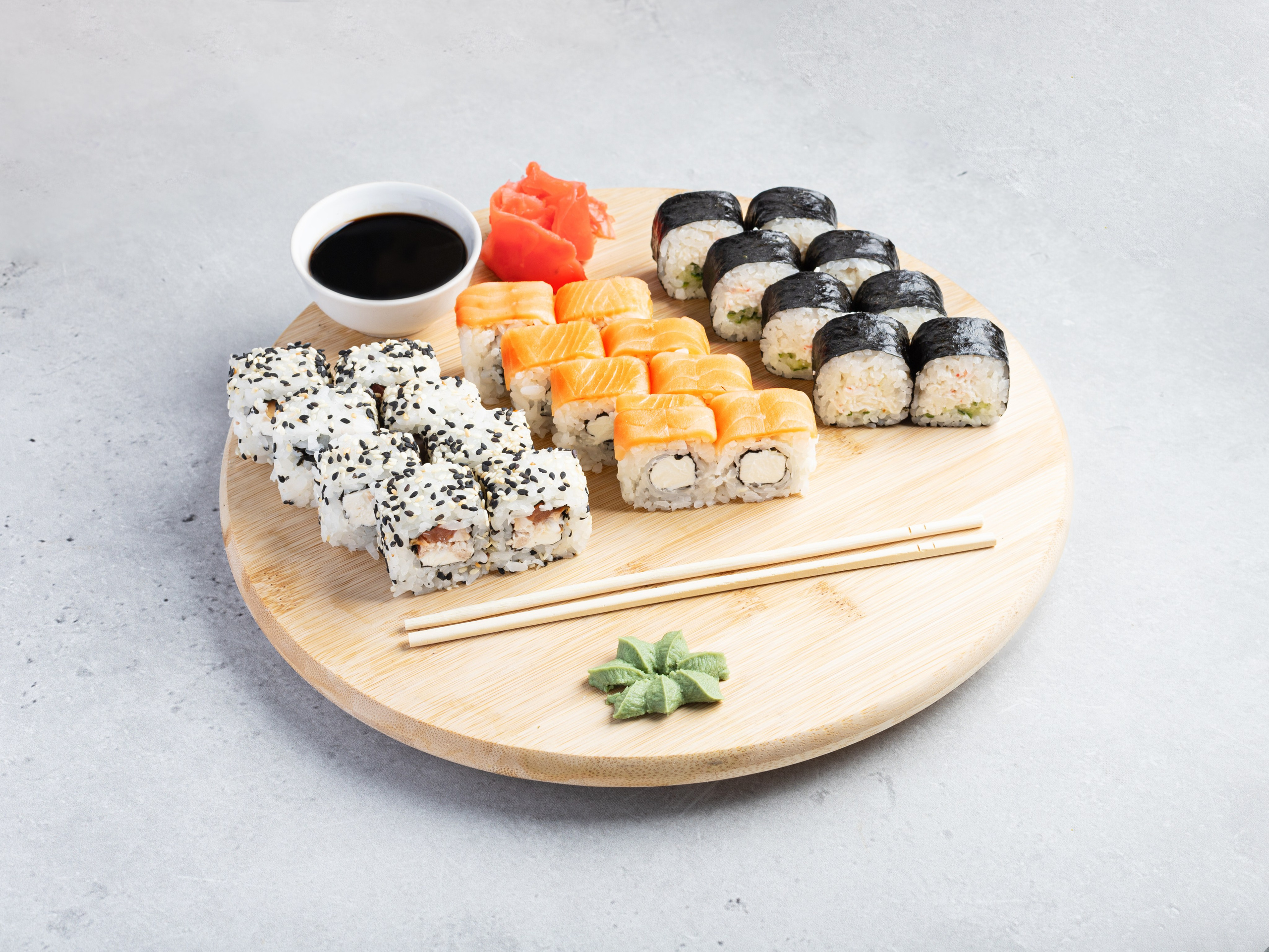 Роллы сезонные Busido. Предметный и Фудфотограф Уфа